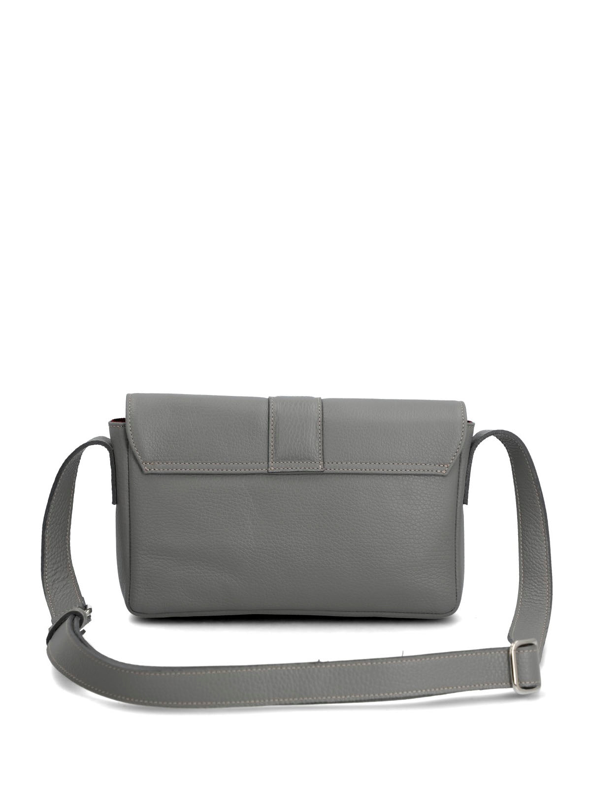 Cartera Cerutti Cuero Mujer Maglie Cross Gris