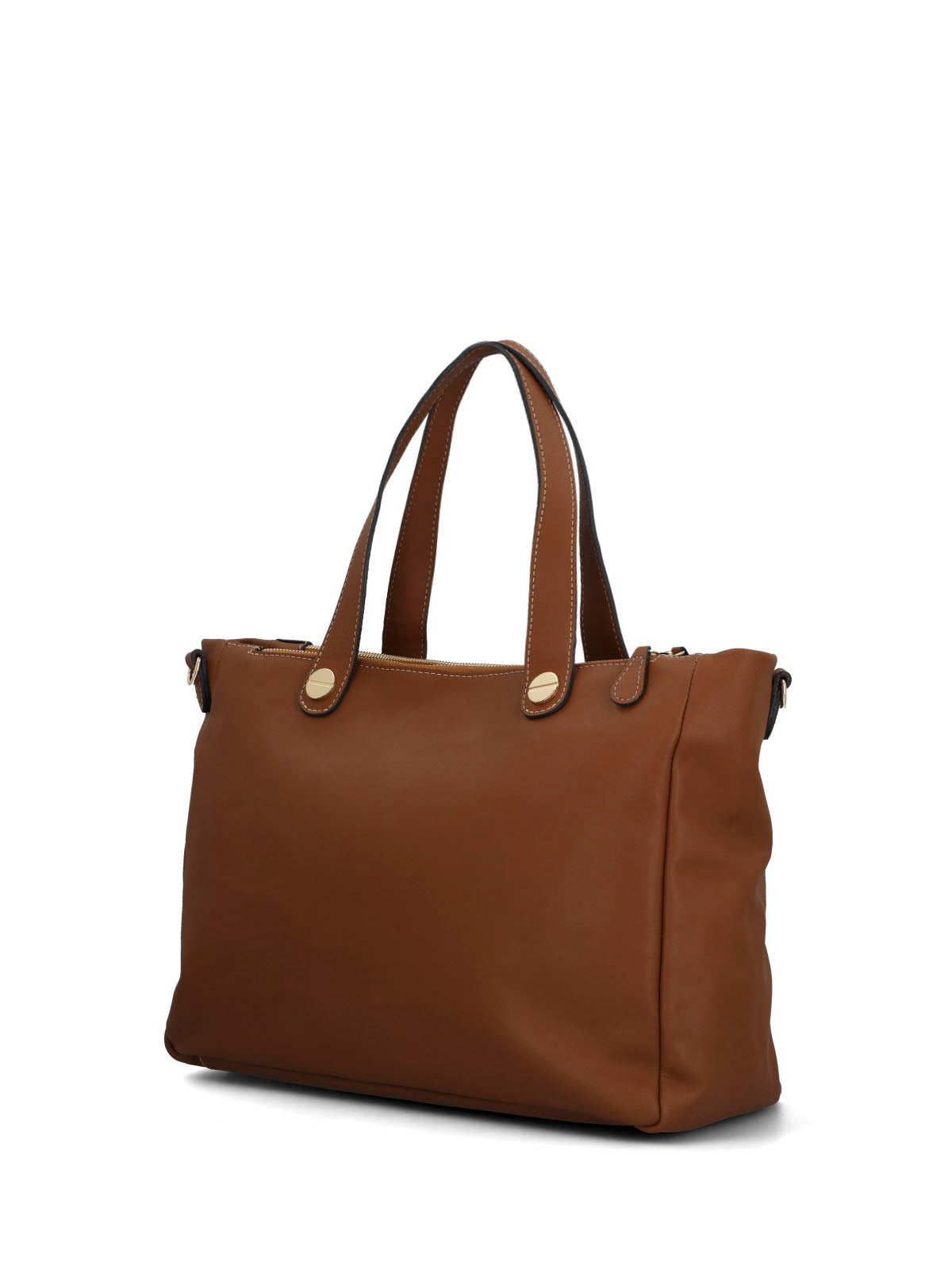 Cartera Cerutti Cuero Mujer Stradella Tote Café