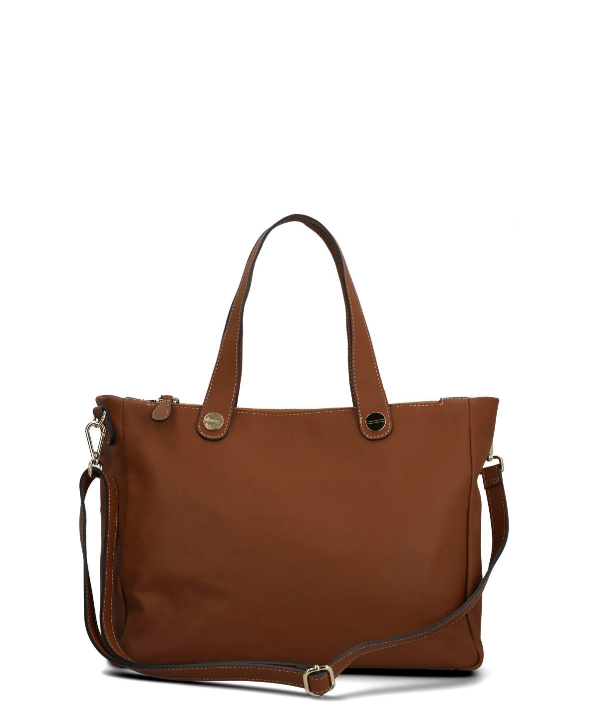 Cartera Cerutti Cuero Mujer Stradella Tote Café