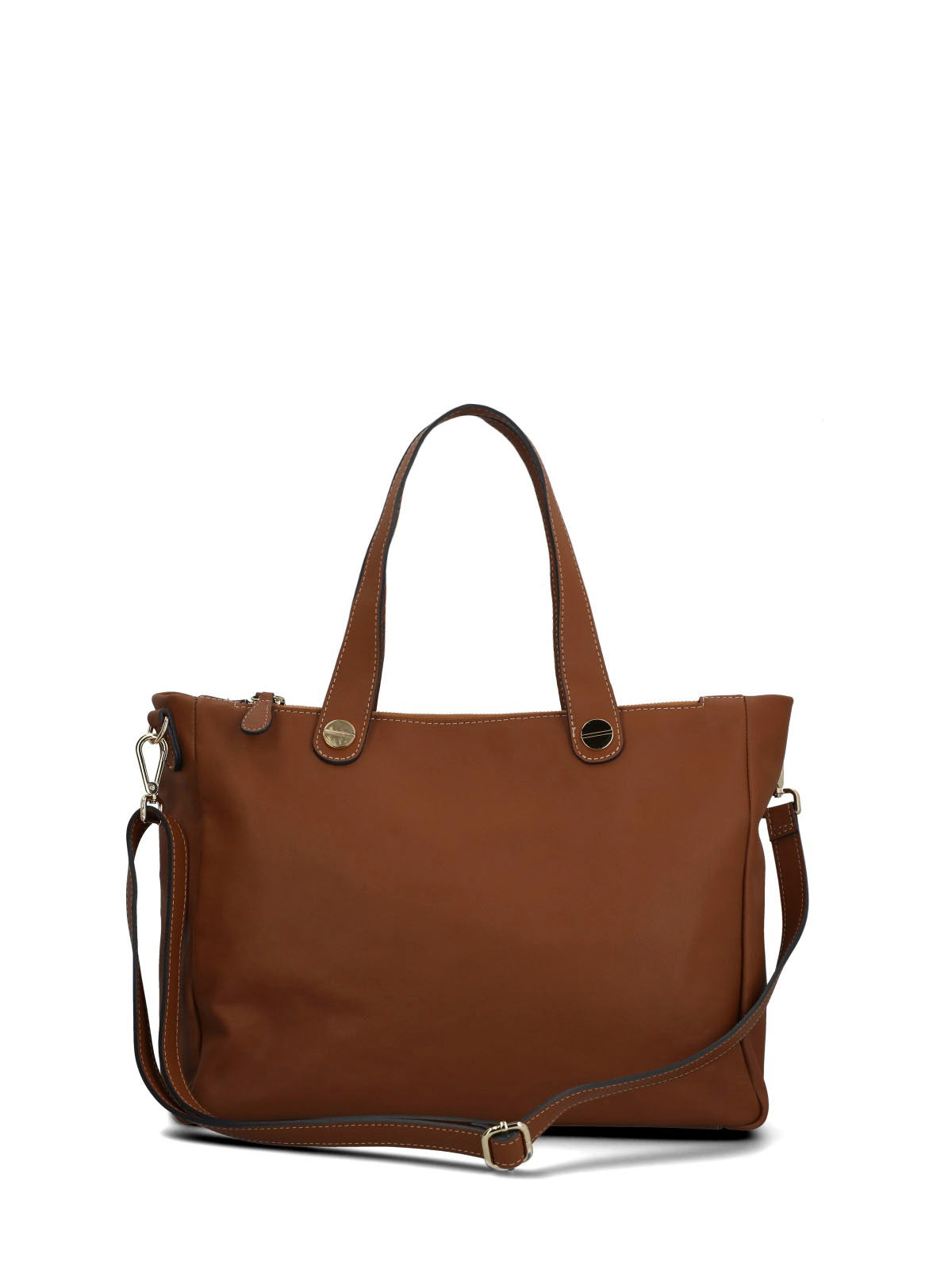 Cartera Cerutti Cuero Mujer Stradella Tote Café