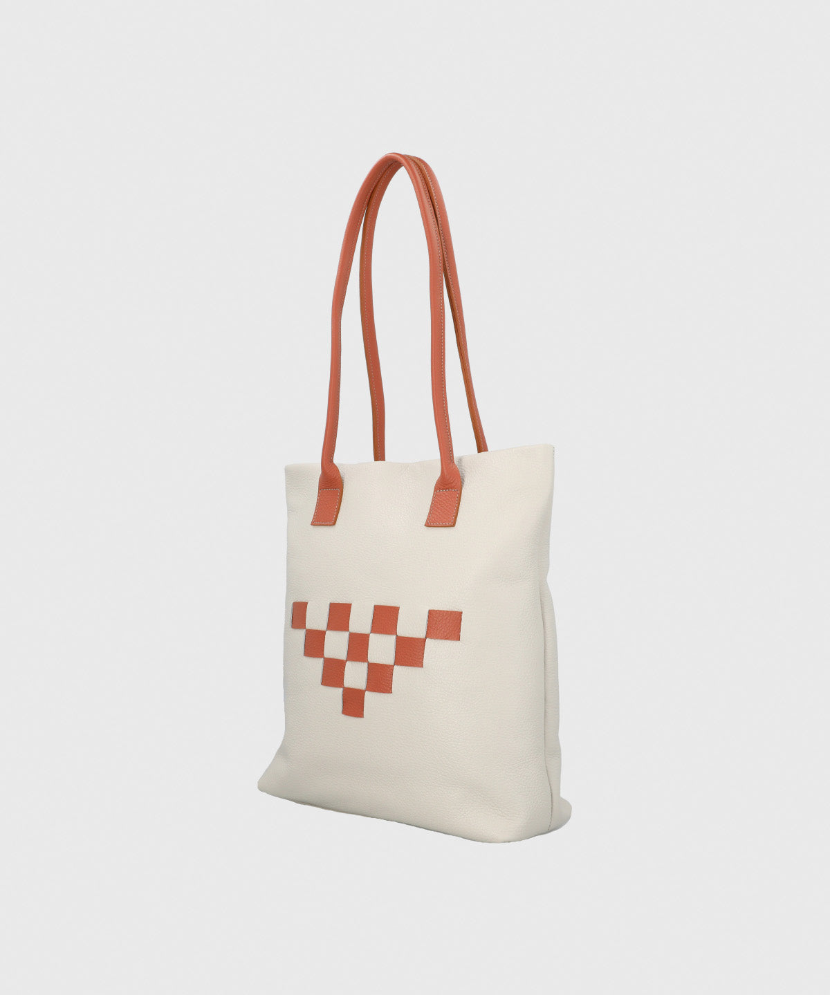 Cartera Cerutti Cuero Mujer Ottavia Tote Blanco