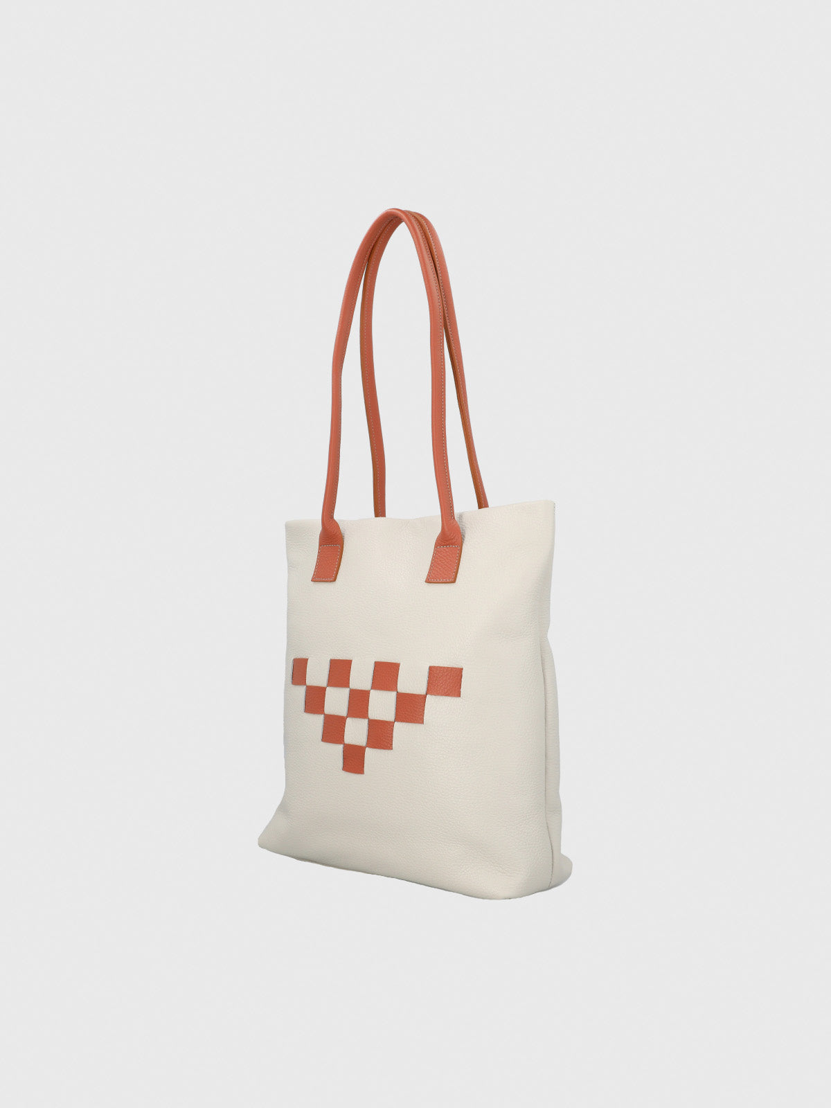 Cartera Cerutti Cuero Mujer Ottavia Tote Blanco