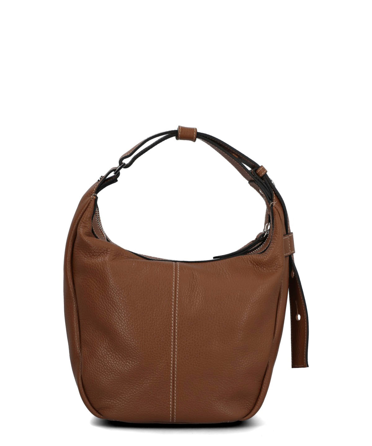 Cartera Cerutti Cuero Mujer Valenza Hobo Café