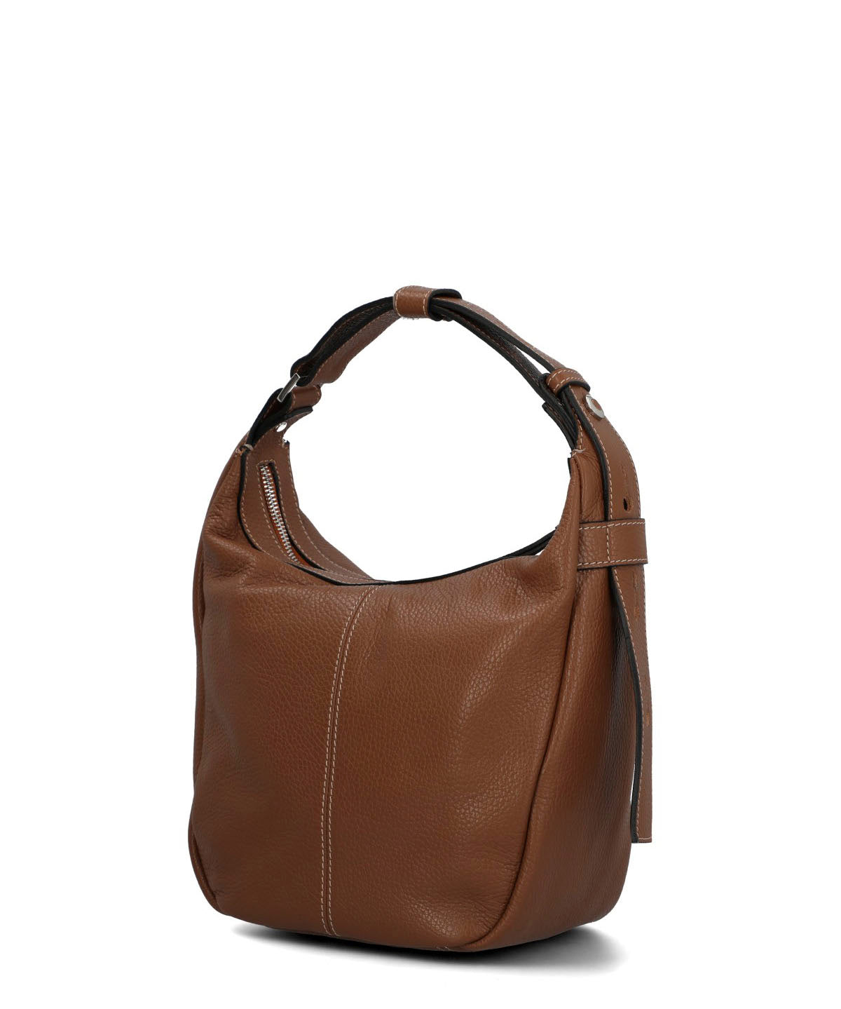 Cartera Cerutti Cuero Mujer Valenza Hobo Café