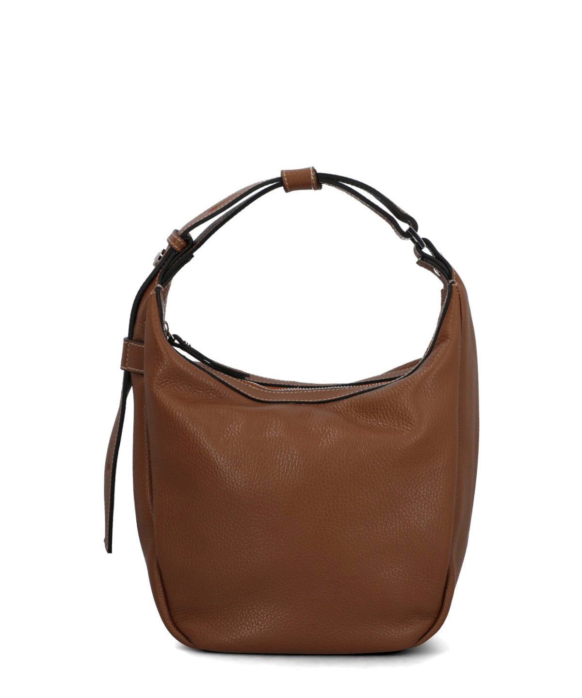 Cartera Cerutti Cuero Mujer Valenza Hobo Café
