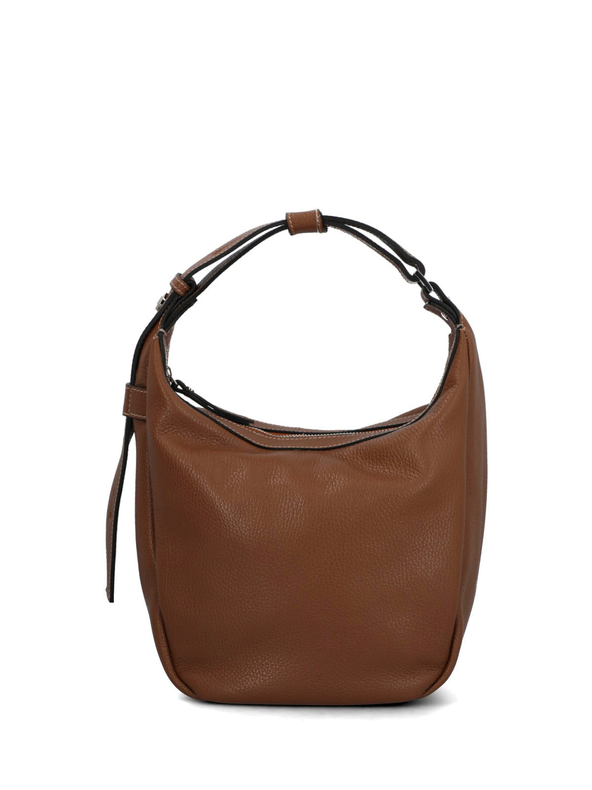 Cartera Cerutti Cuero Mujer Valenza Hobo Café