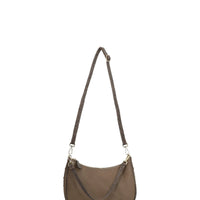 Cartera Cerutti Cuero Mujer Rosetta Hobo Café