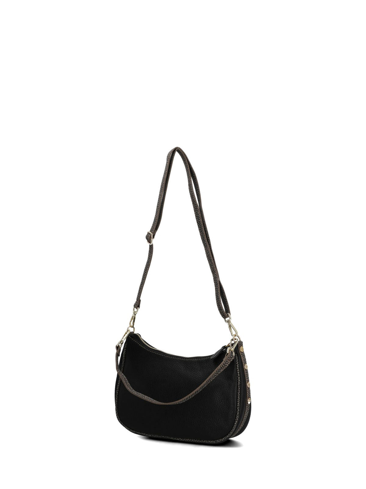 Cartera Cerutti Cuero Mujer Rosetta Hobo Negro