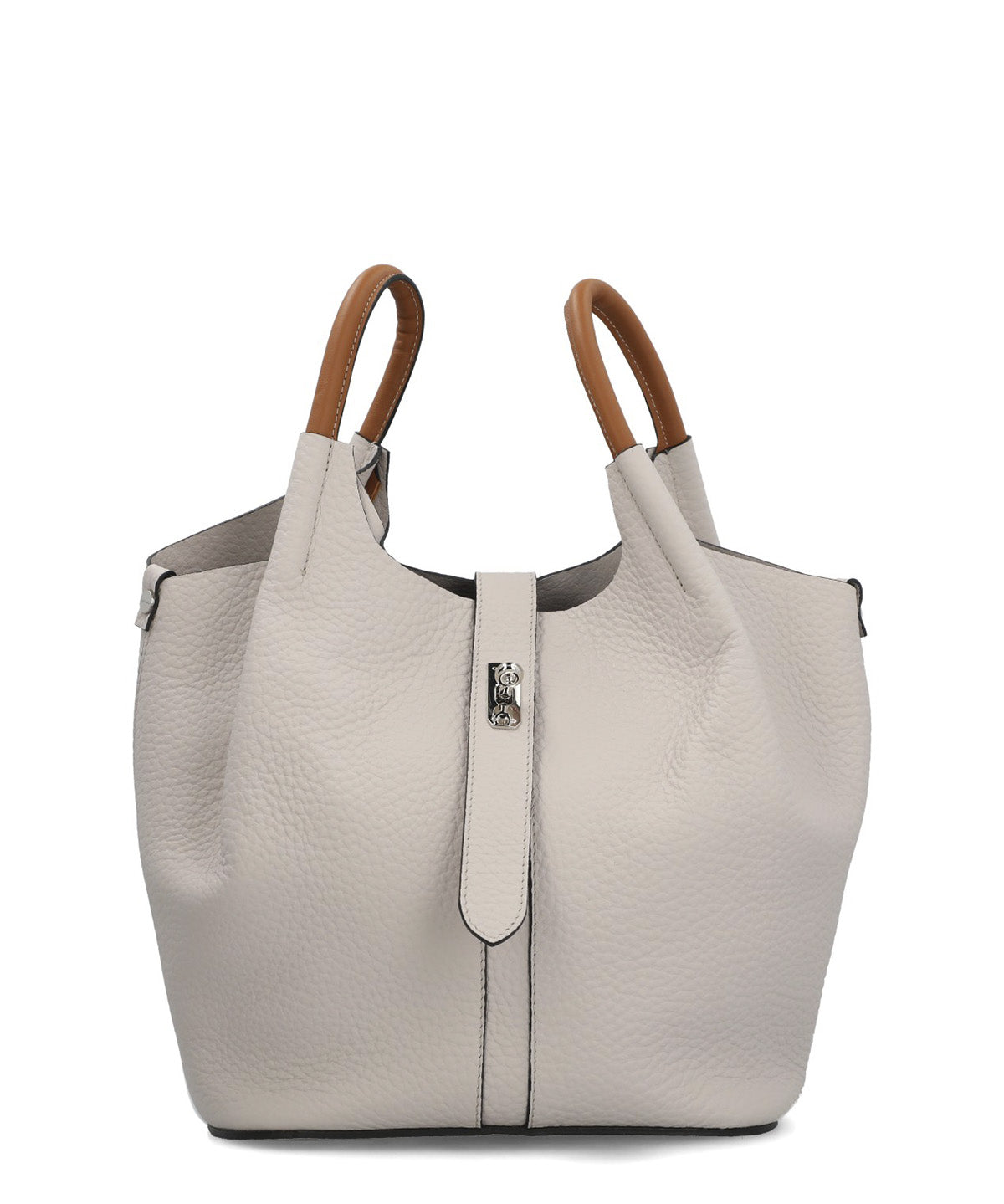 Cartera Cerutti Cuero Mujer Toscana Bag Beige/Crudo