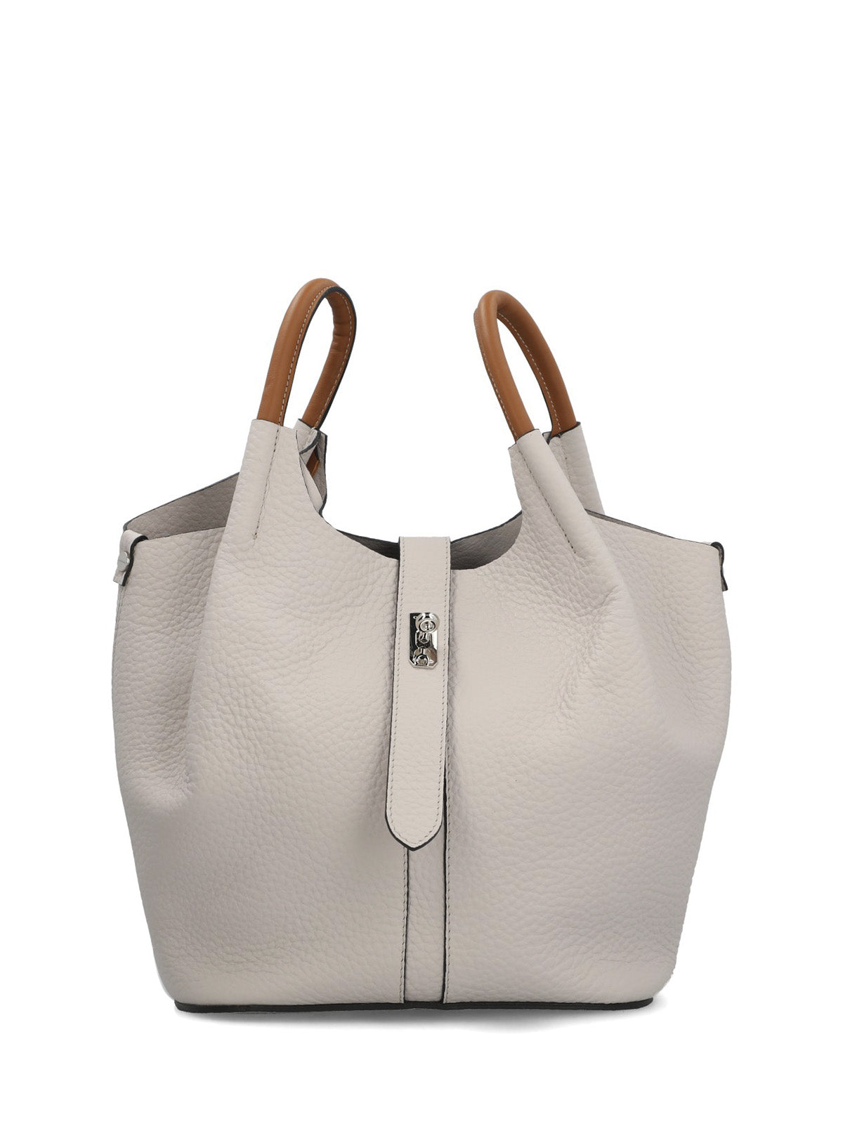 Cartera Cerutti Cuero Mujer Toscana Bag Beige/Crudo