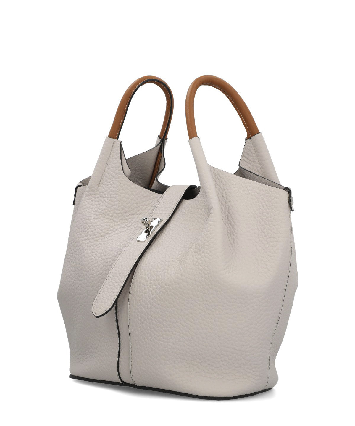 Cartera Cerutti Cuero Mujer Toscana Bag Beige/Crudo