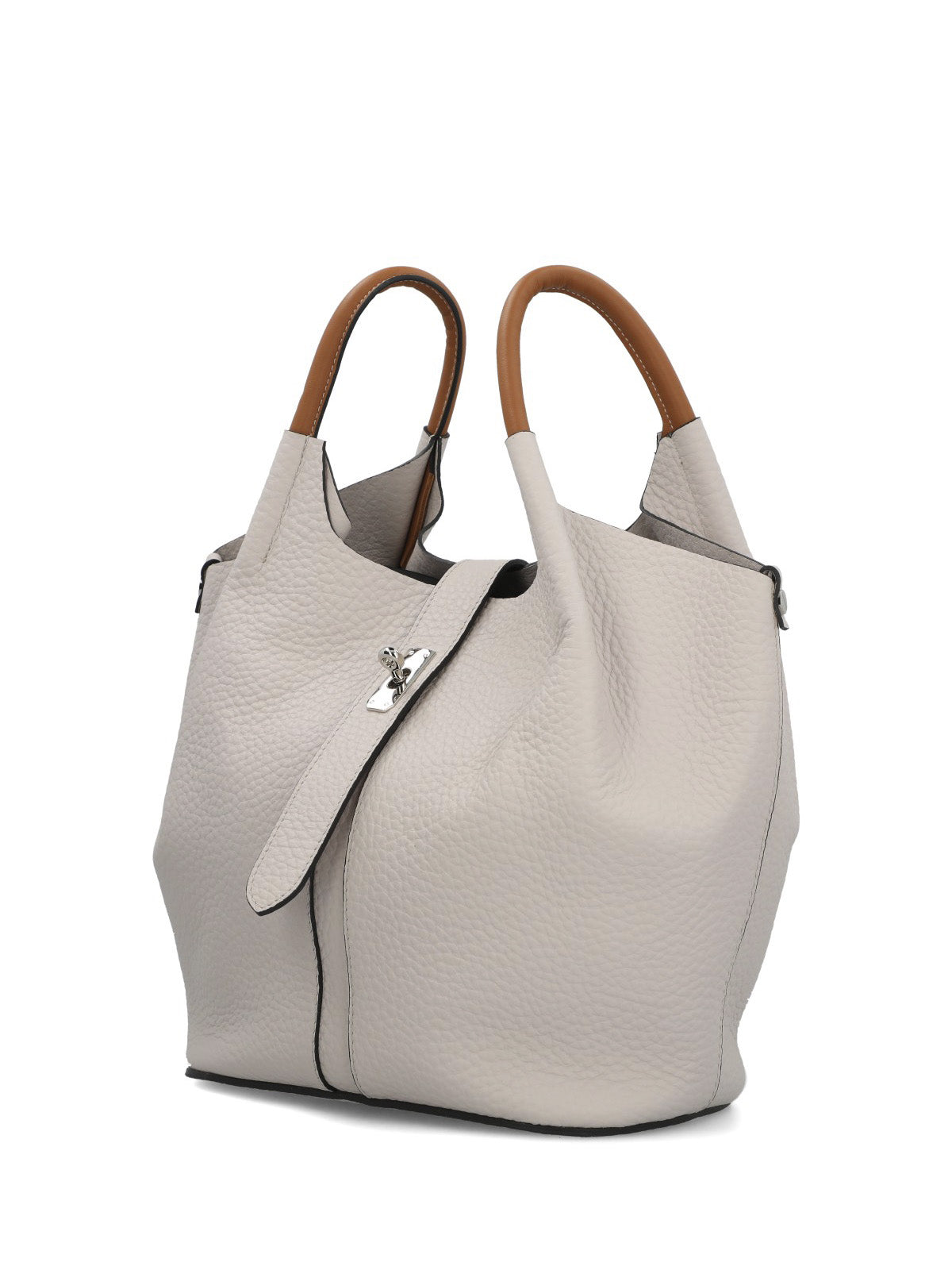 Cartera Cerutti Cuero Mujer Toscana Bag Beige/Crudo