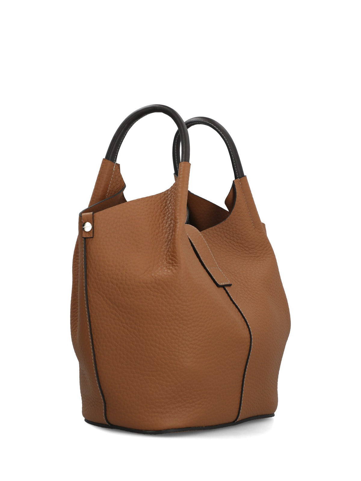Cartera Cerutti Cuero Mujer Toscana Bag Café