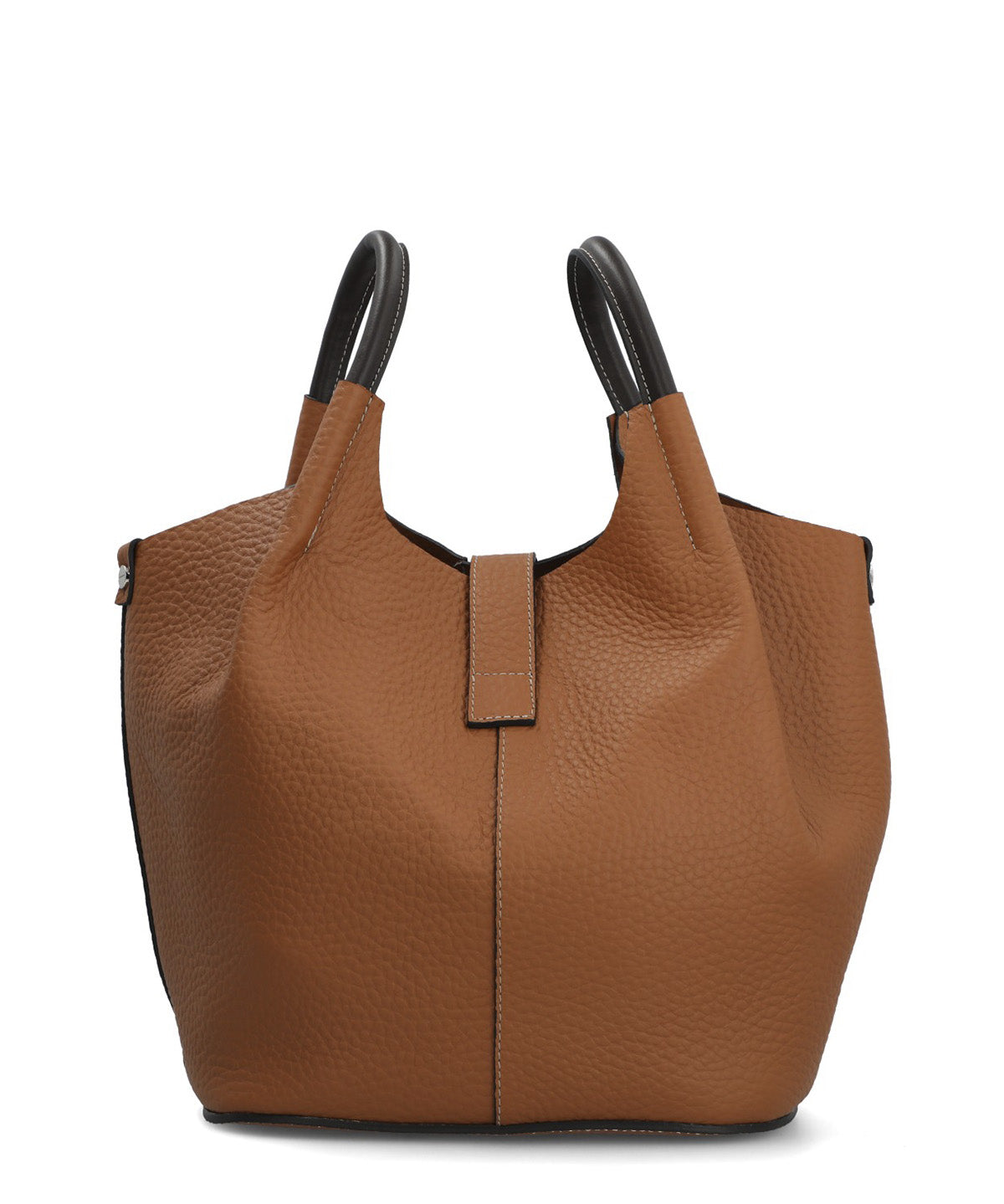 Cartera Cerutti Cuero Mujer Toscana Bag Café