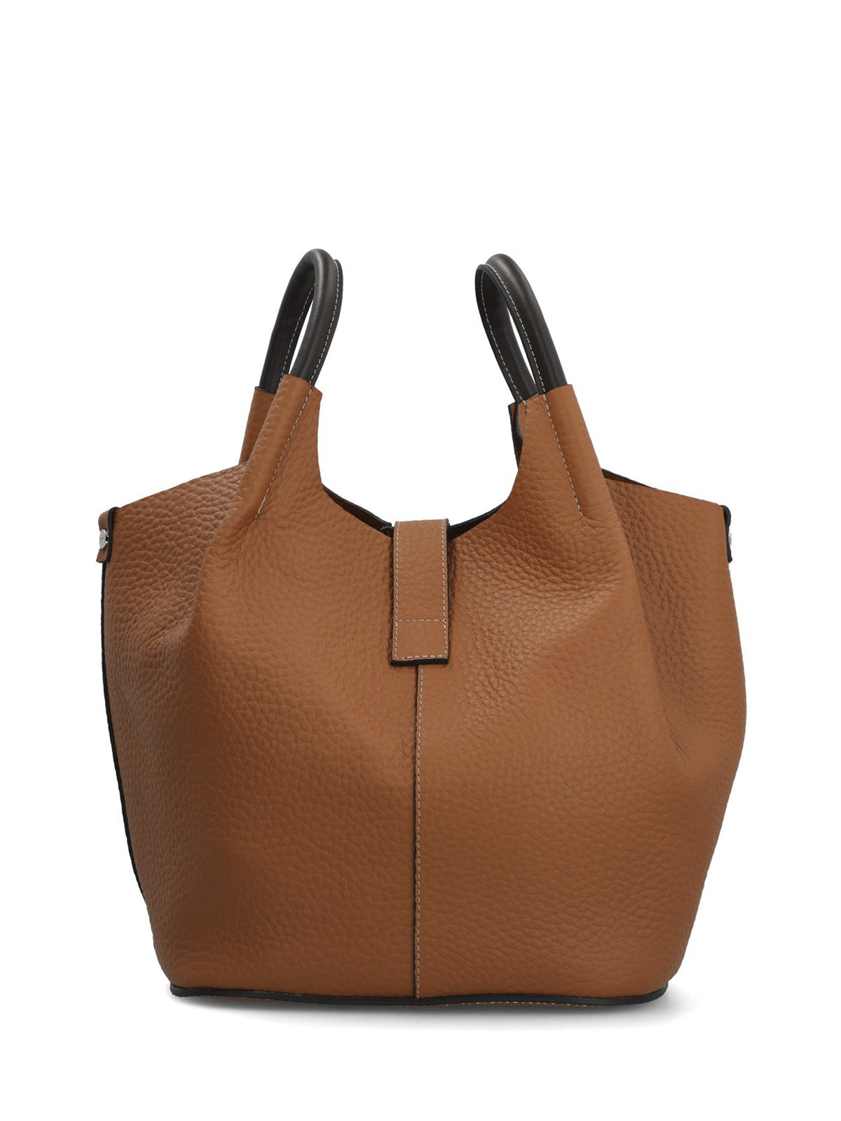 Cartera Cerutti Cuero Mujer Toscana Bag Café