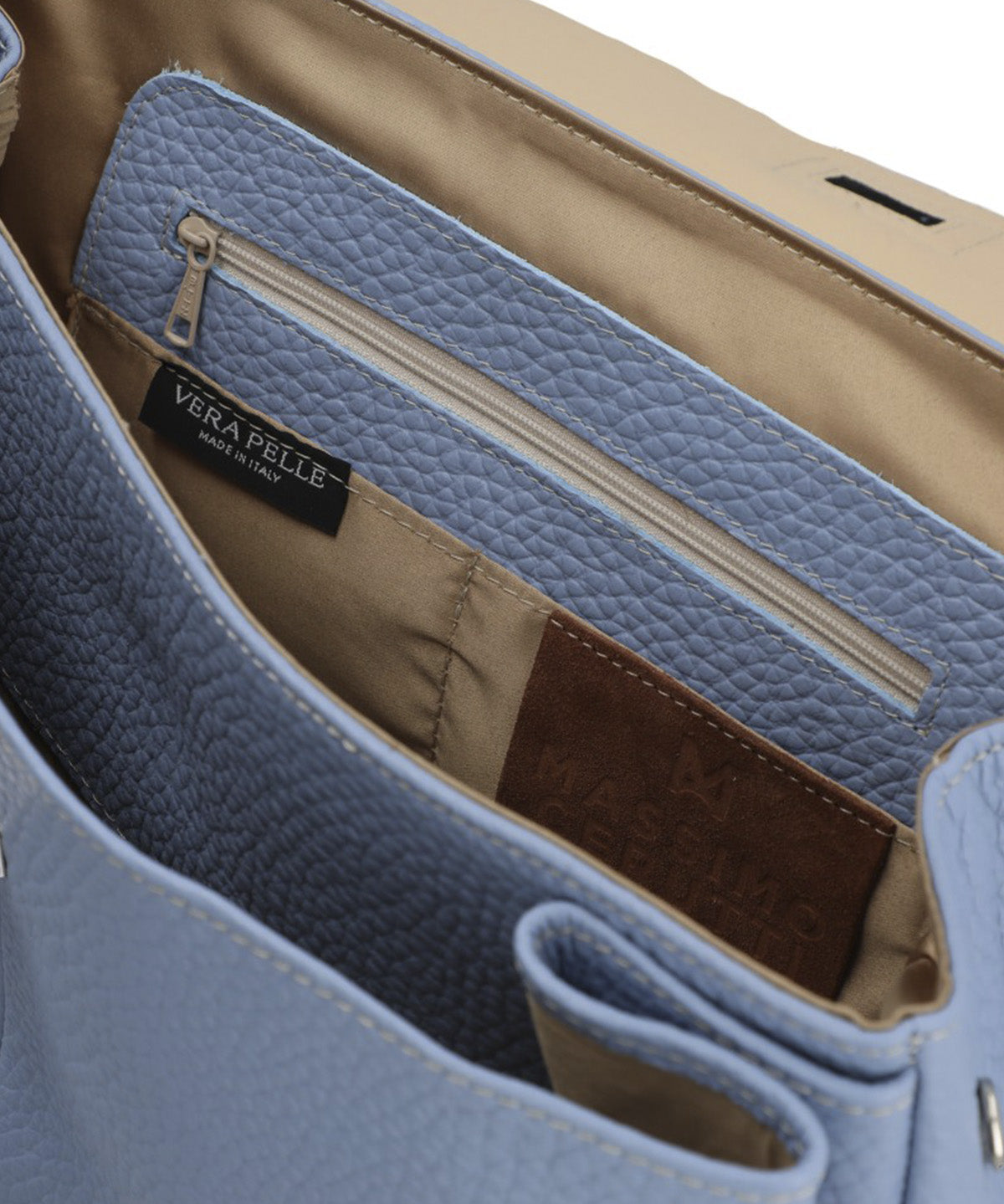 Cartera Cerutti Cuero Mujer Sicilia Bag Azul