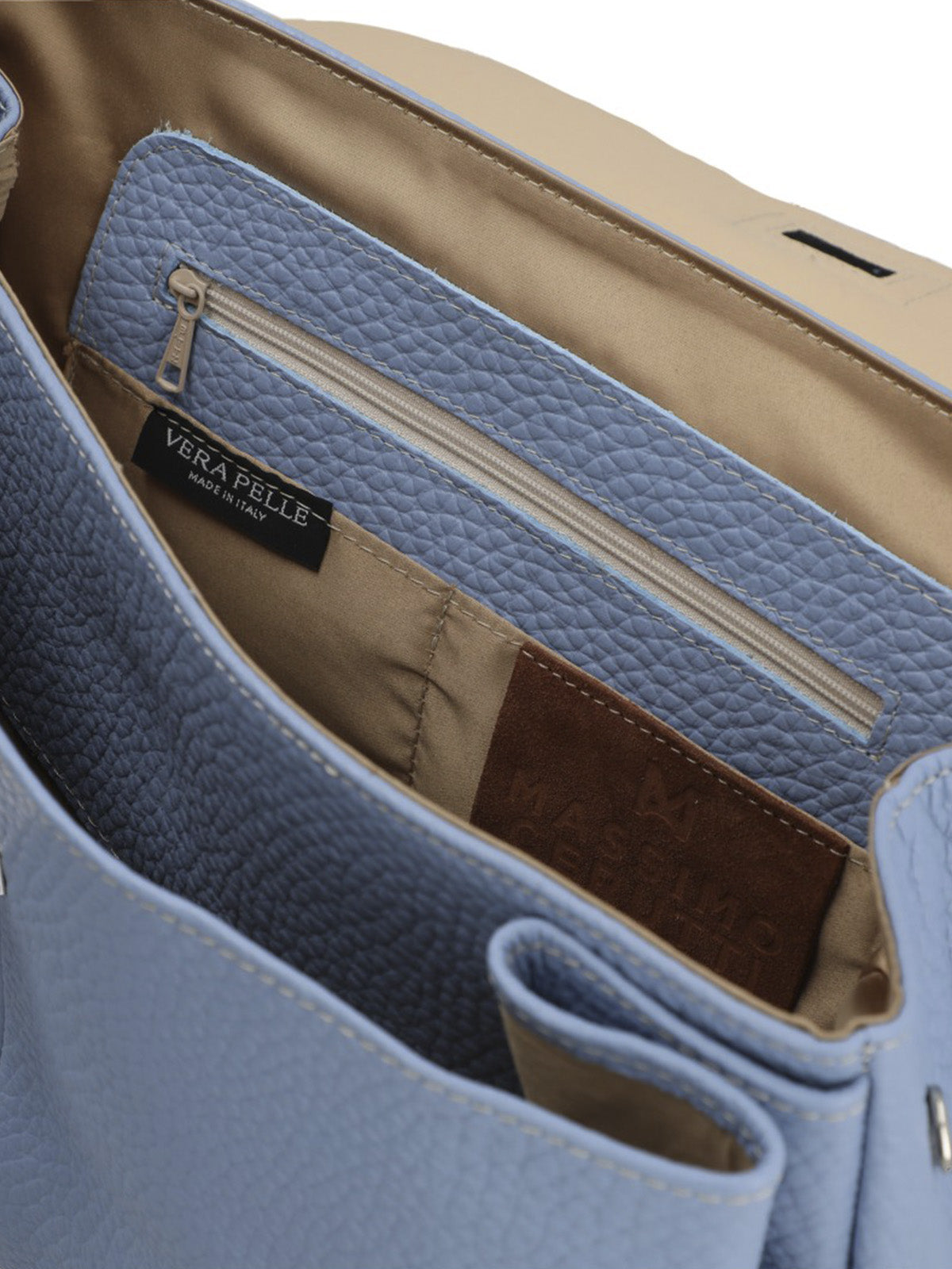 Cartera Cerutti Cuero Mujer Sicilia Bag Azul