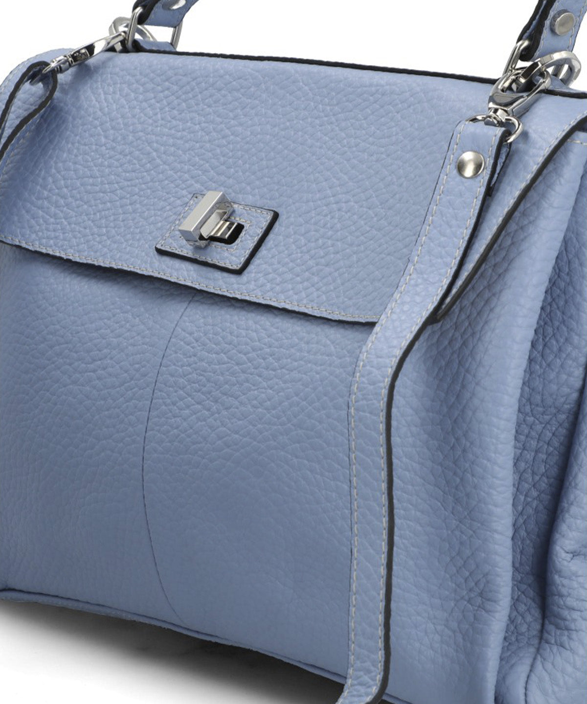 Cartera Cerutti Cuero Mujer Sicilia Bag Azul