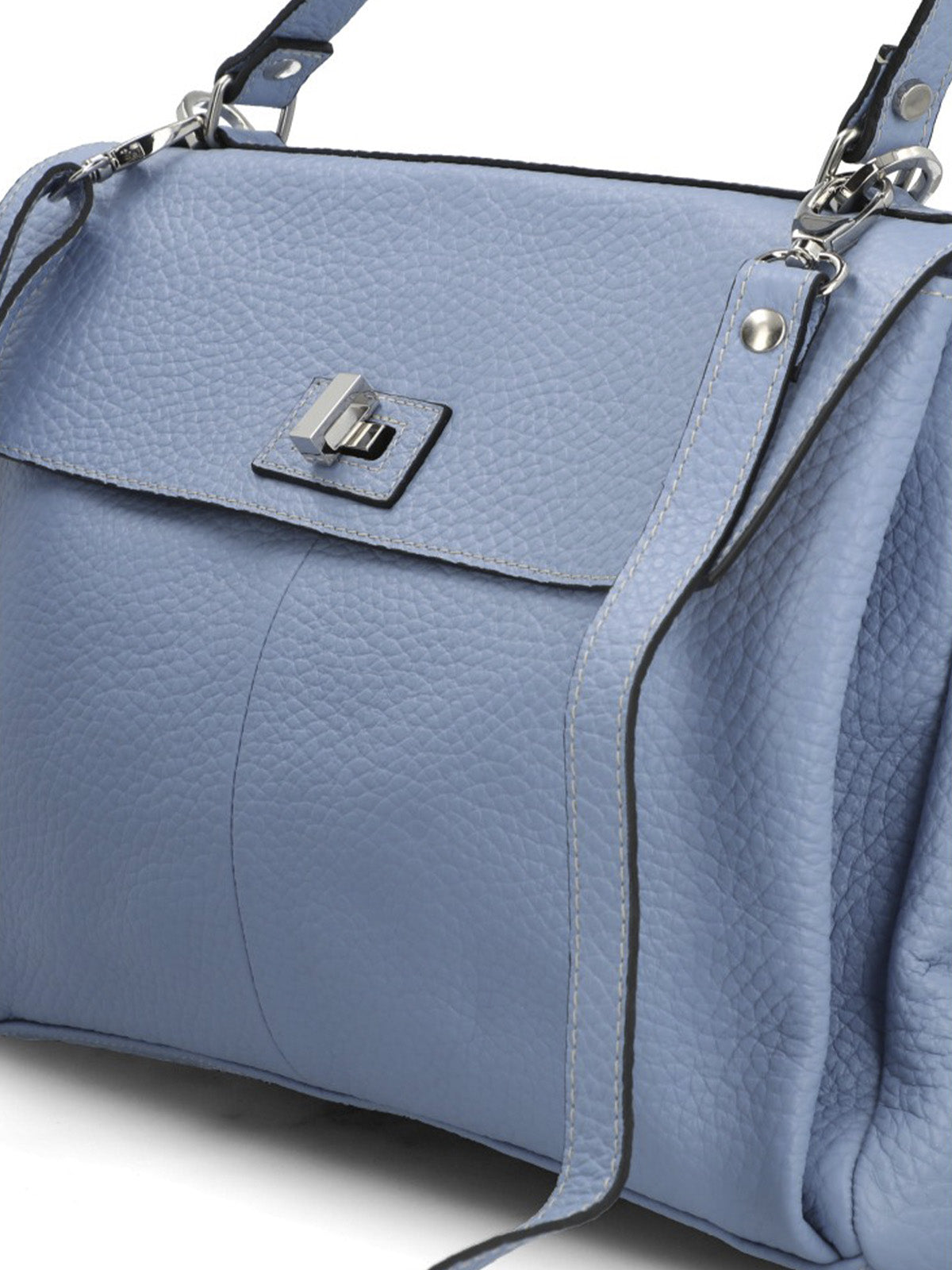 Cartera Cerutti Cuero Mujer Sicilia Bag Azul