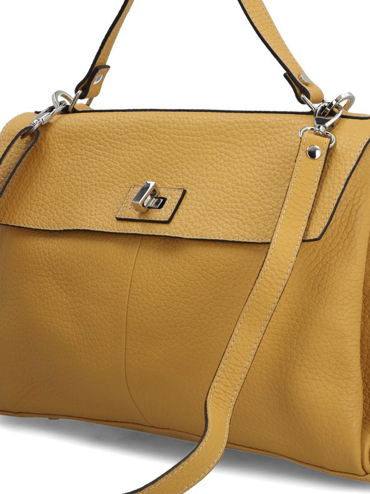 Cartera Cerutti Cuero Mujer Sicilia Bag Amarillo