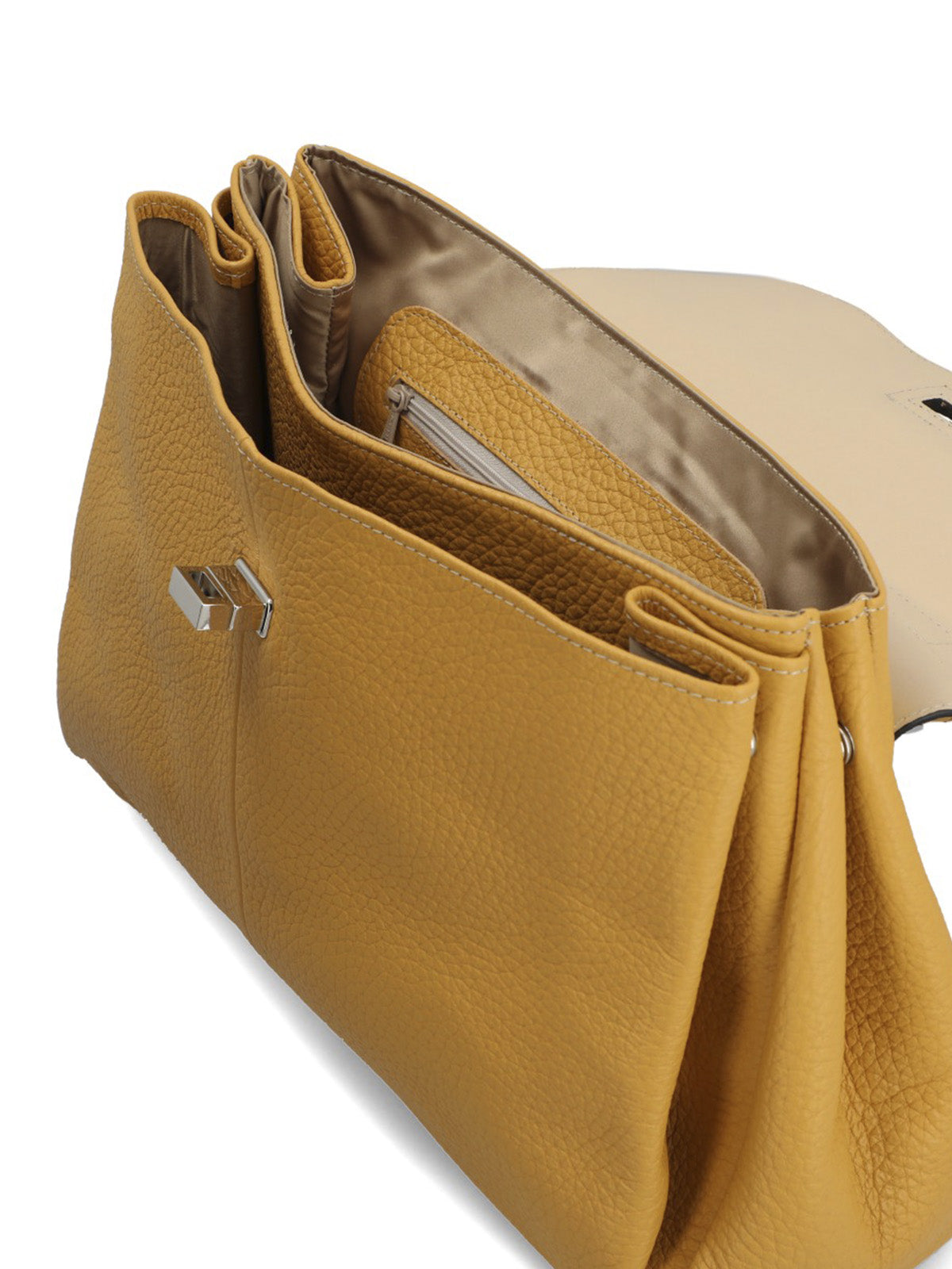 Cartera Cerutti Cuero Mujer Sicilia Bag Amarillo