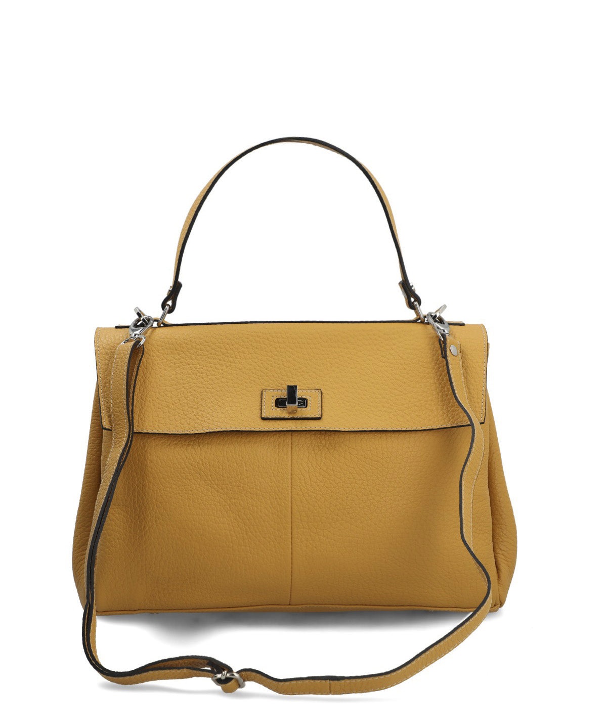 Cartera Cerutti Cuero Mujer Sicilia Bag Amarillo