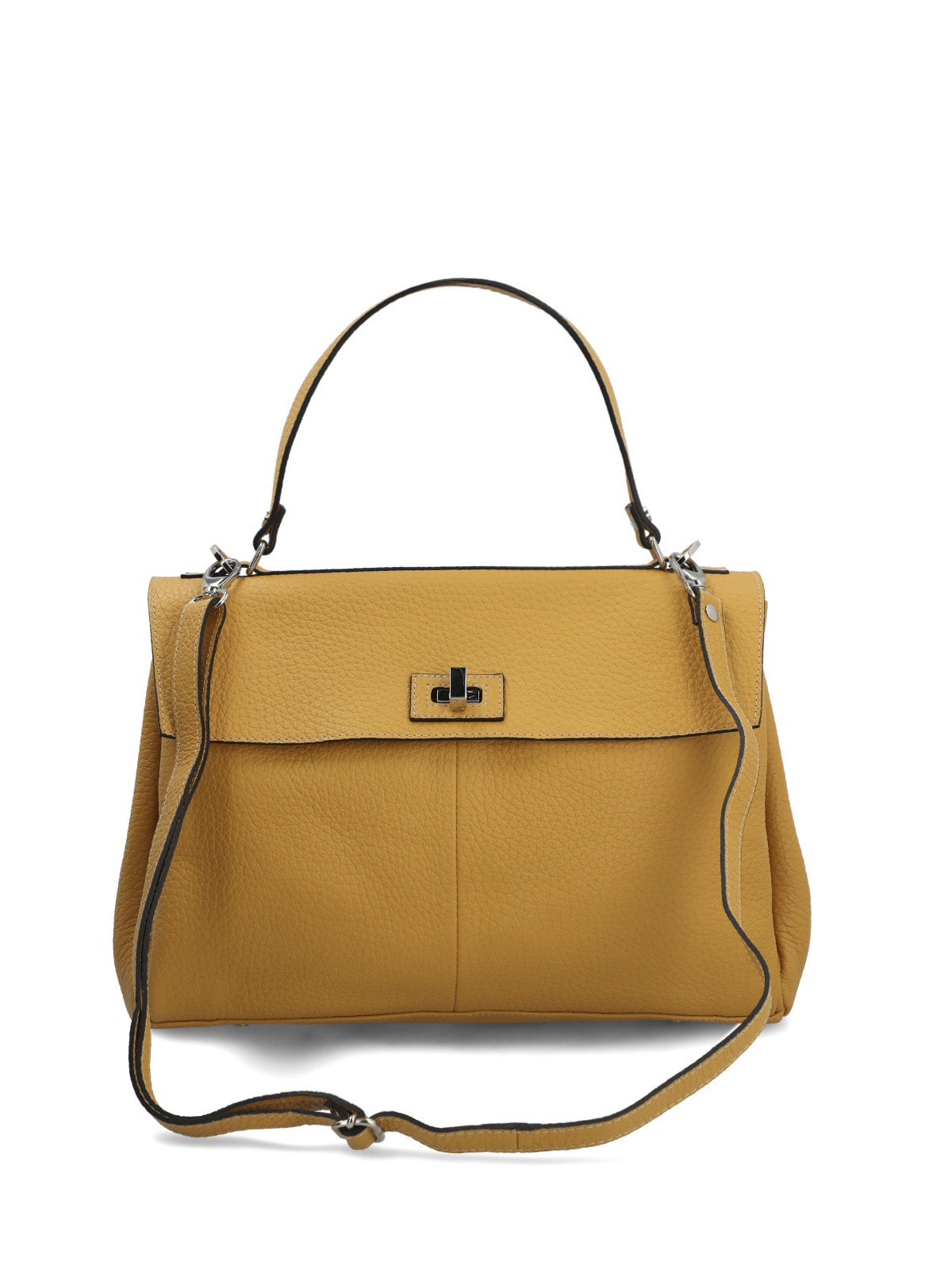 Cartera Cerutti Cuero Mujer Sicilia Bag Amarillo
