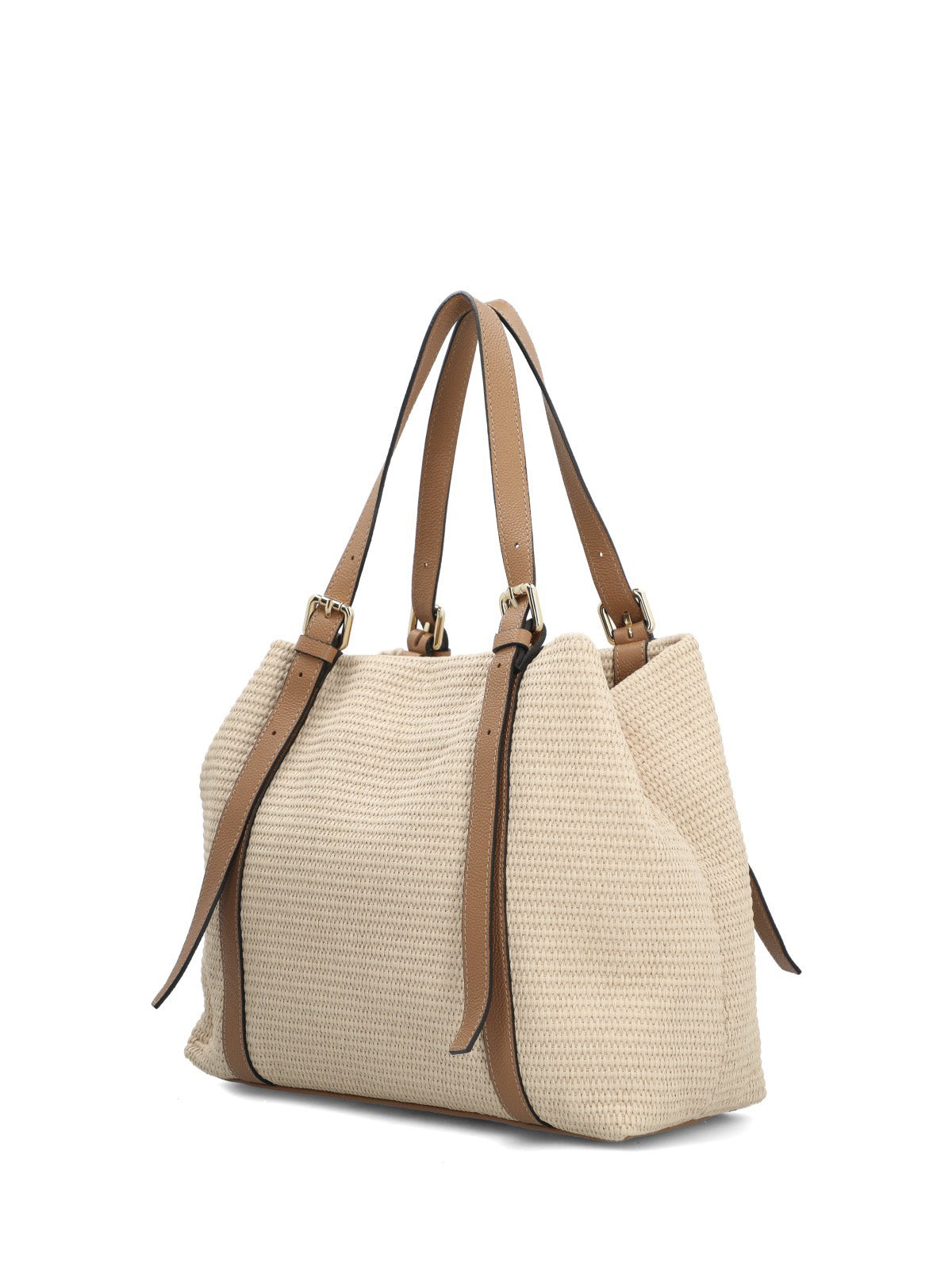Cartera Cerutti Cuero Mujer Raffa Bag Beige/Crudo