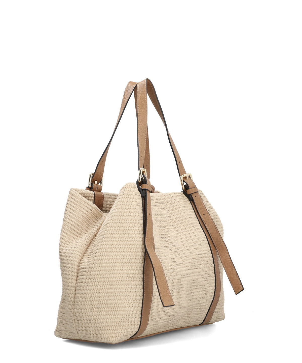 Cartera Cerutti Cuero Mujer Raffa Bag Beige/Crudo