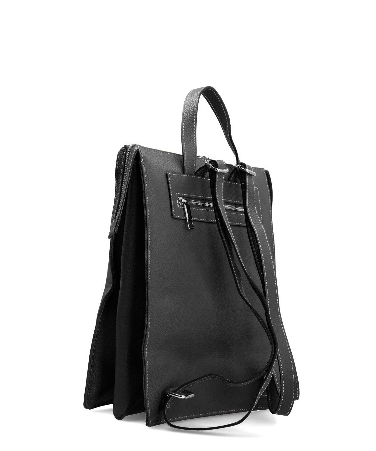Mochila Cerutti Cuero Mujer Brescia Back Negro