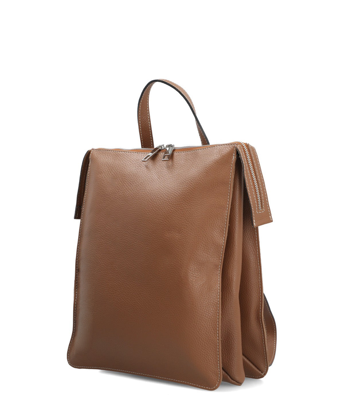 Mochila Cerutti Cuero Mujer Brescia Back Café