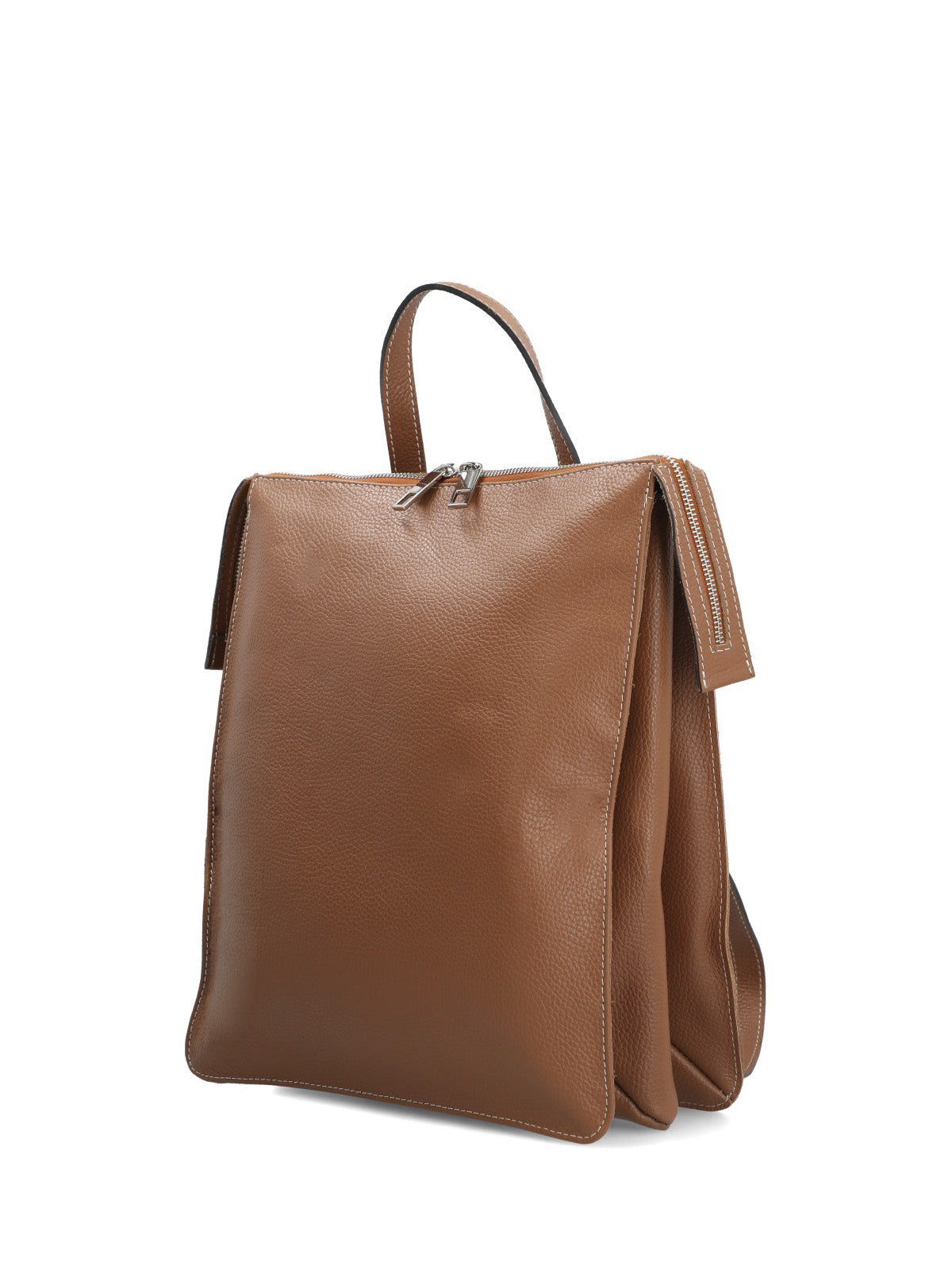 Mochila Cerutti Cuero Mujer Brescia Back Café