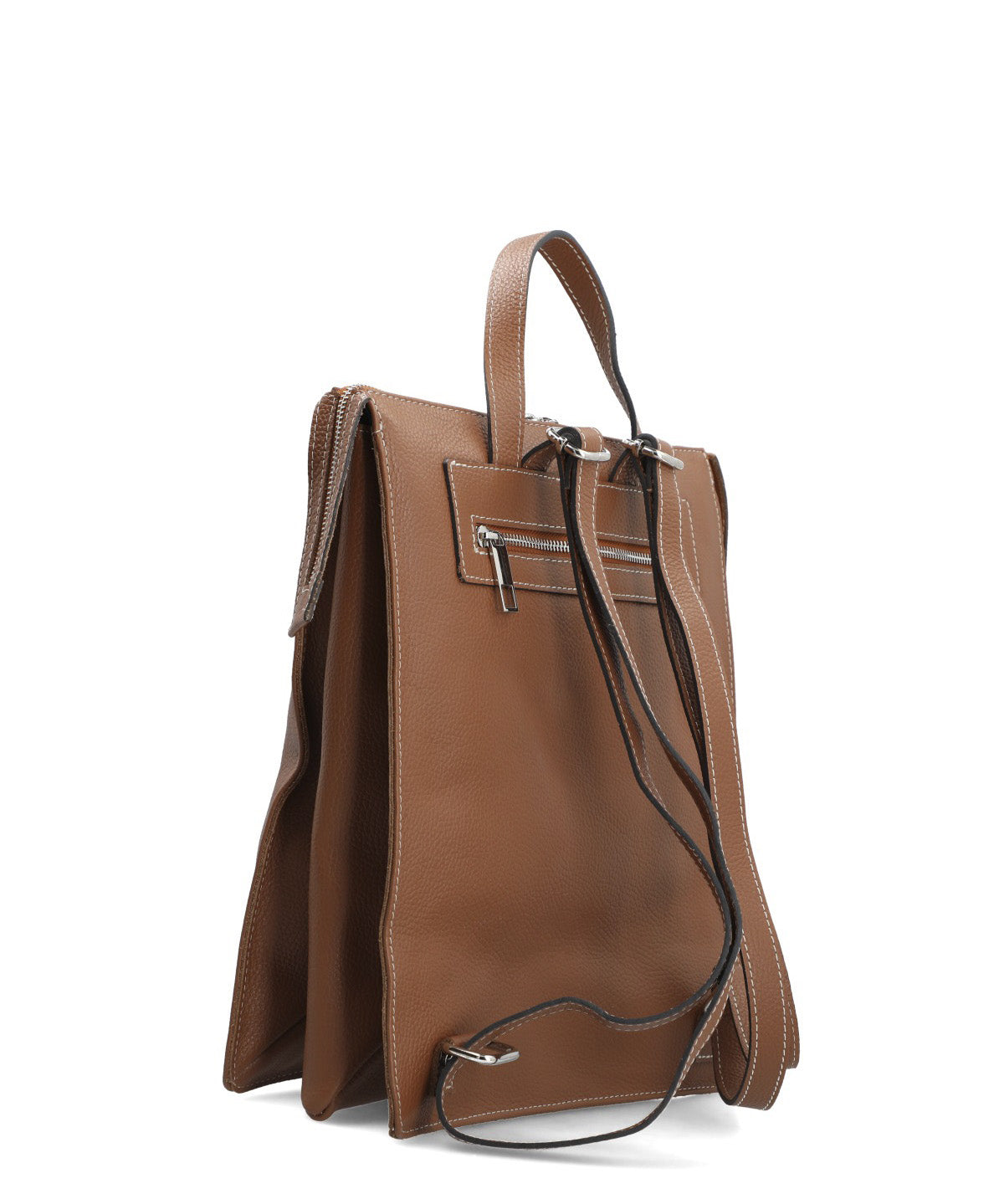 Mochila Cerutti Cuero Mujer Brescia Back Café