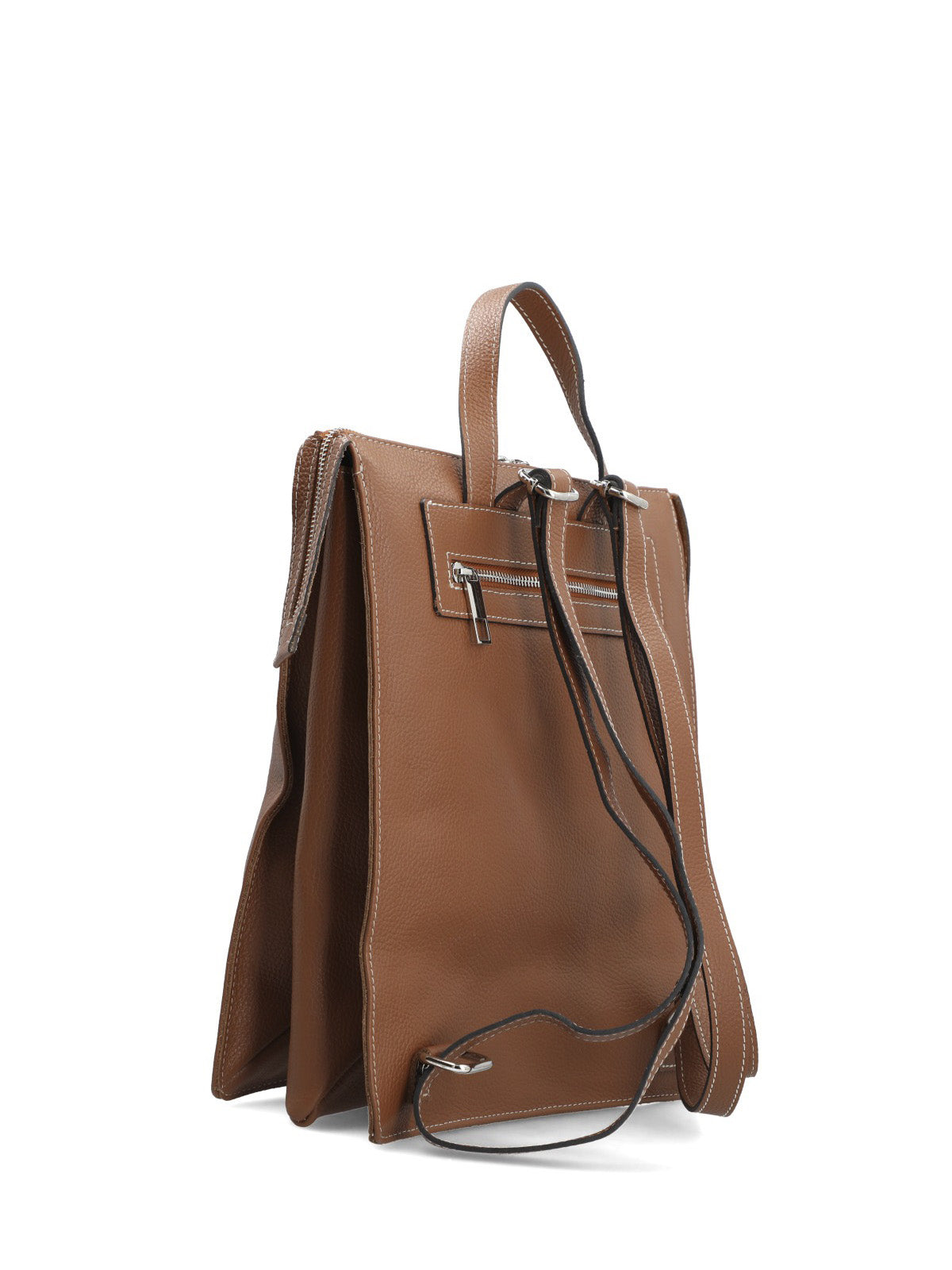 Mochila Cerutti Cuero Mujer Brescia Back Café