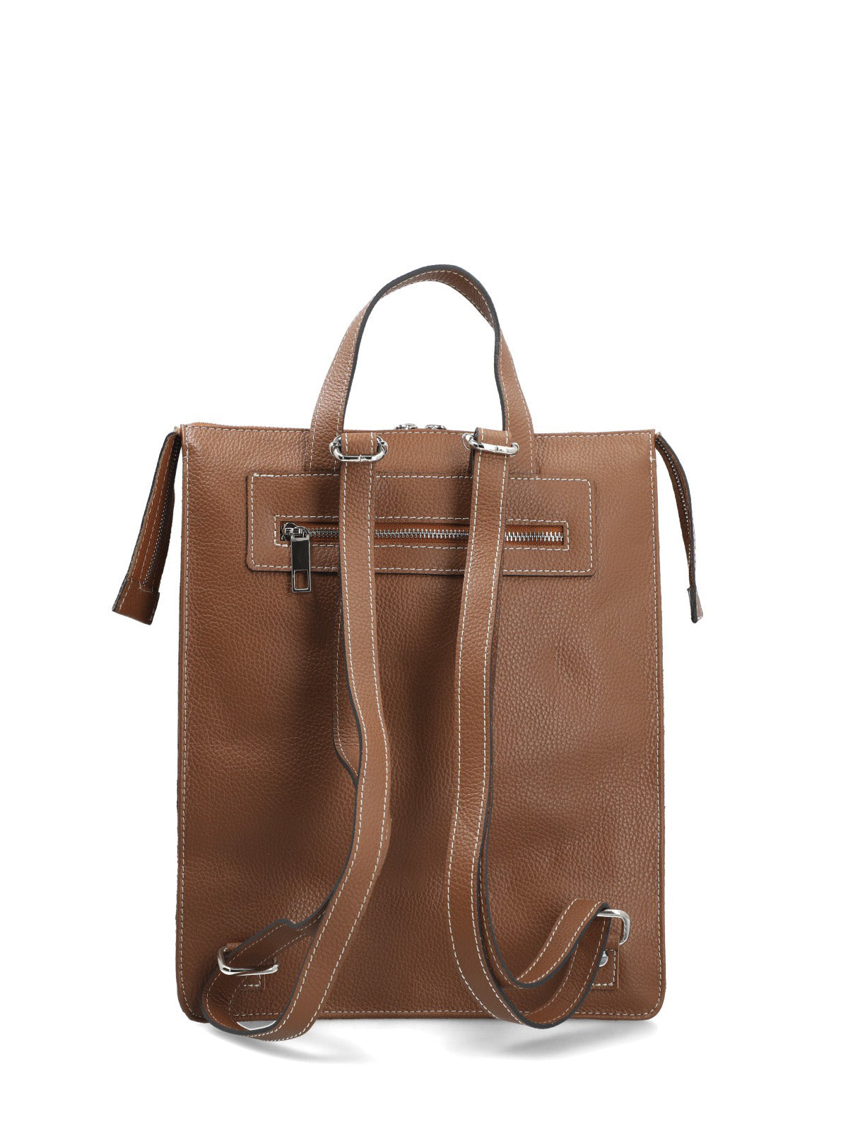 Mochila Cerutti Cuero Mujer Brescia Back Café