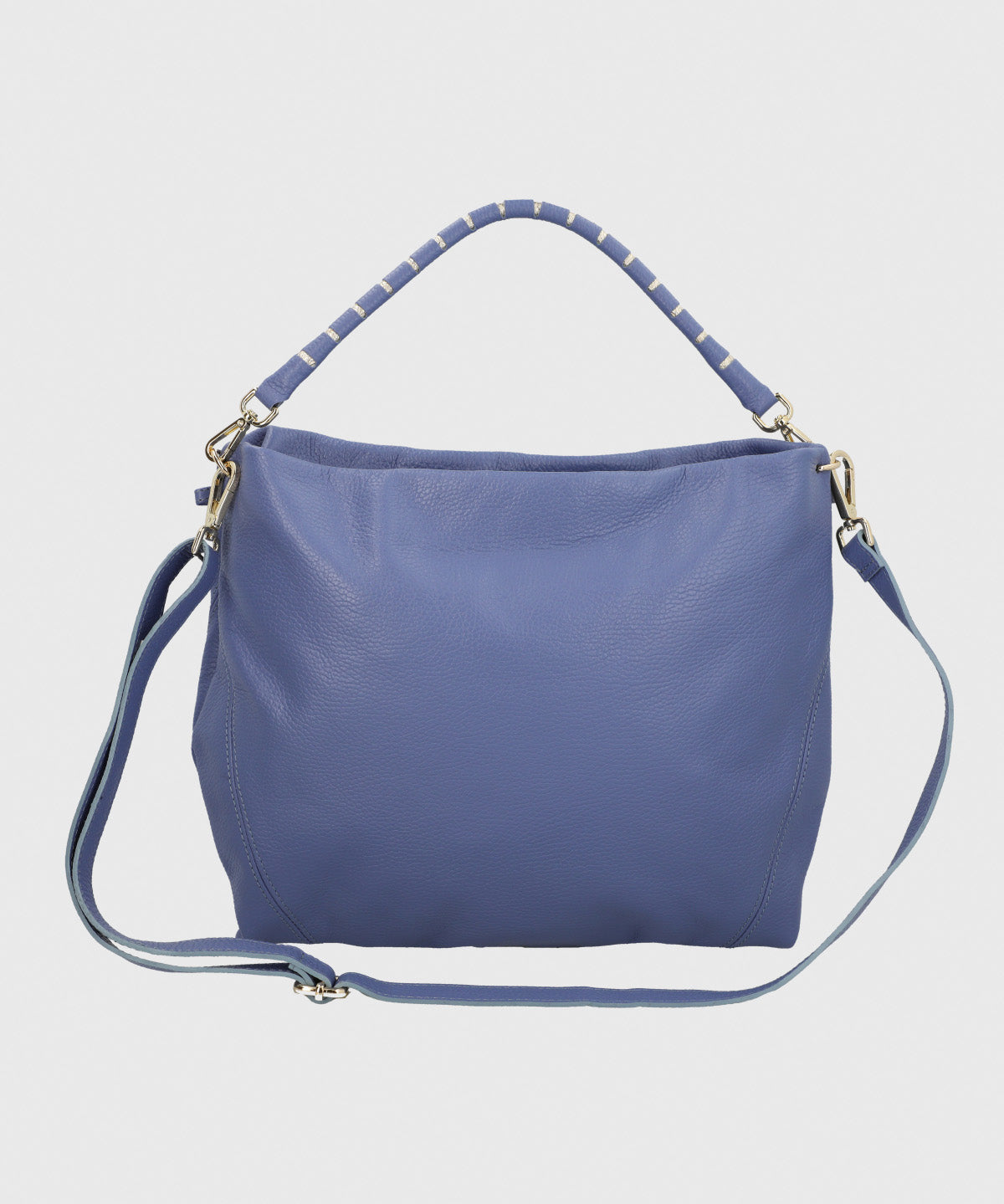 Cartera Cerutti Cuero Mujer Erica Hobo Azul