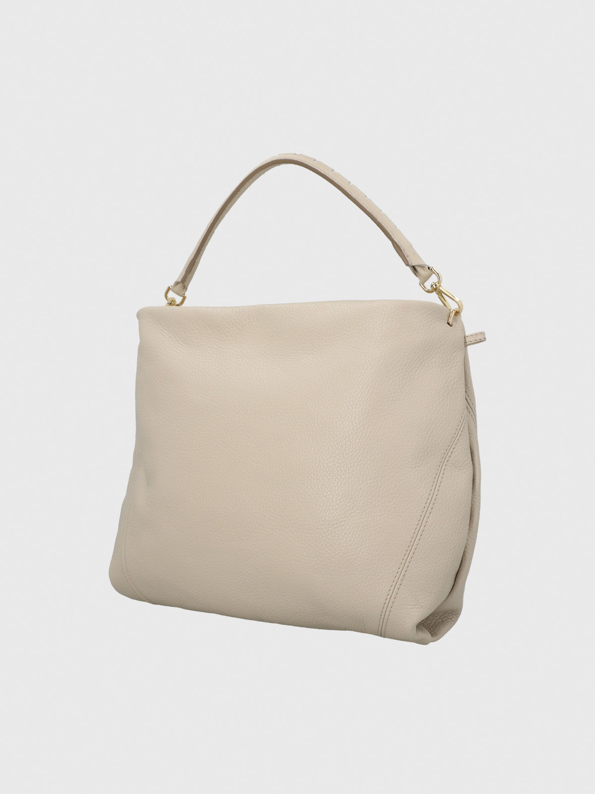 Cartera Cerutti Cuero Mujer Erica Hobo Beige/Crudo