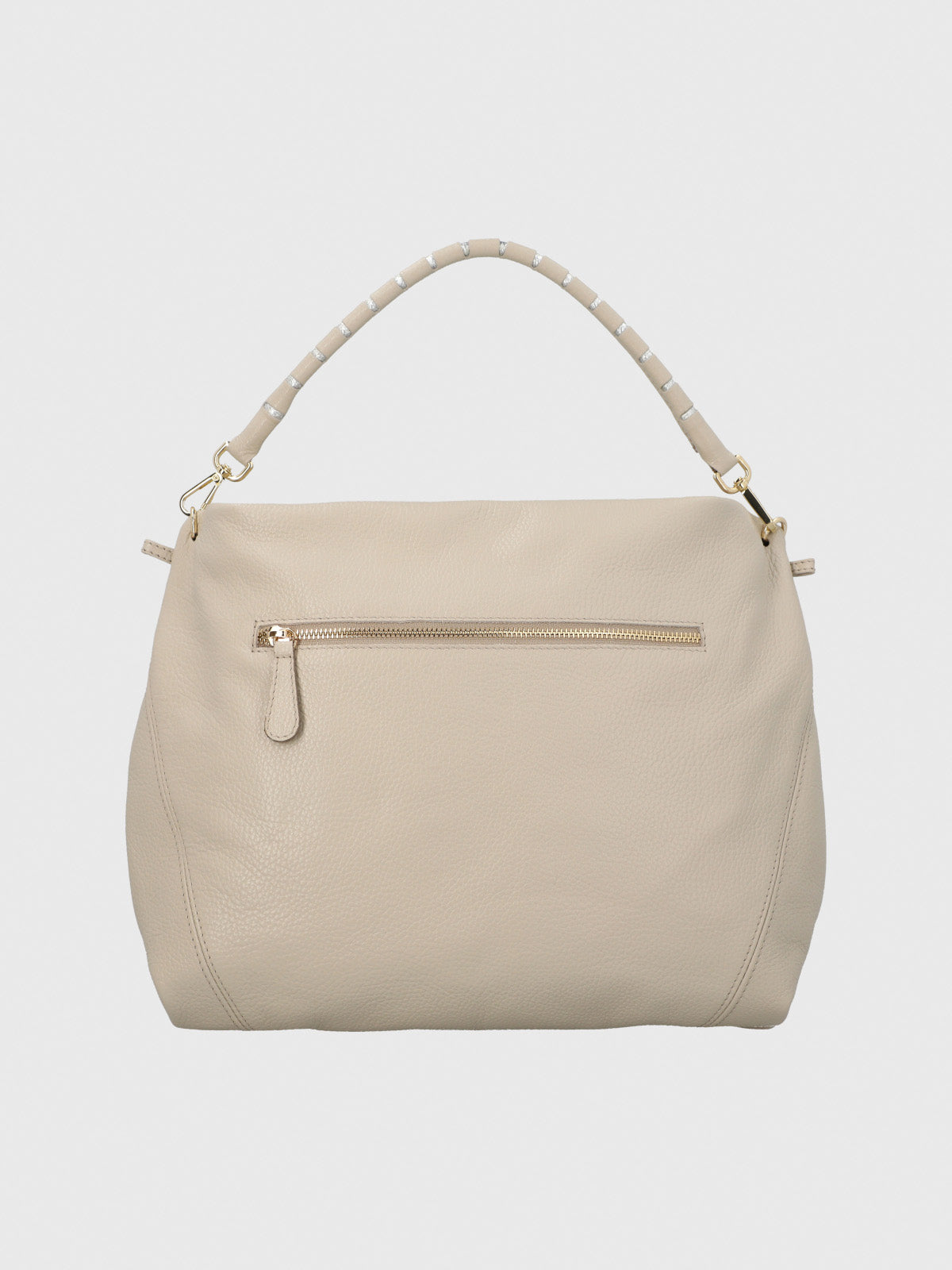 Cartera Cerutti Cuero Mujer Erica Hobo Beige/Crudo