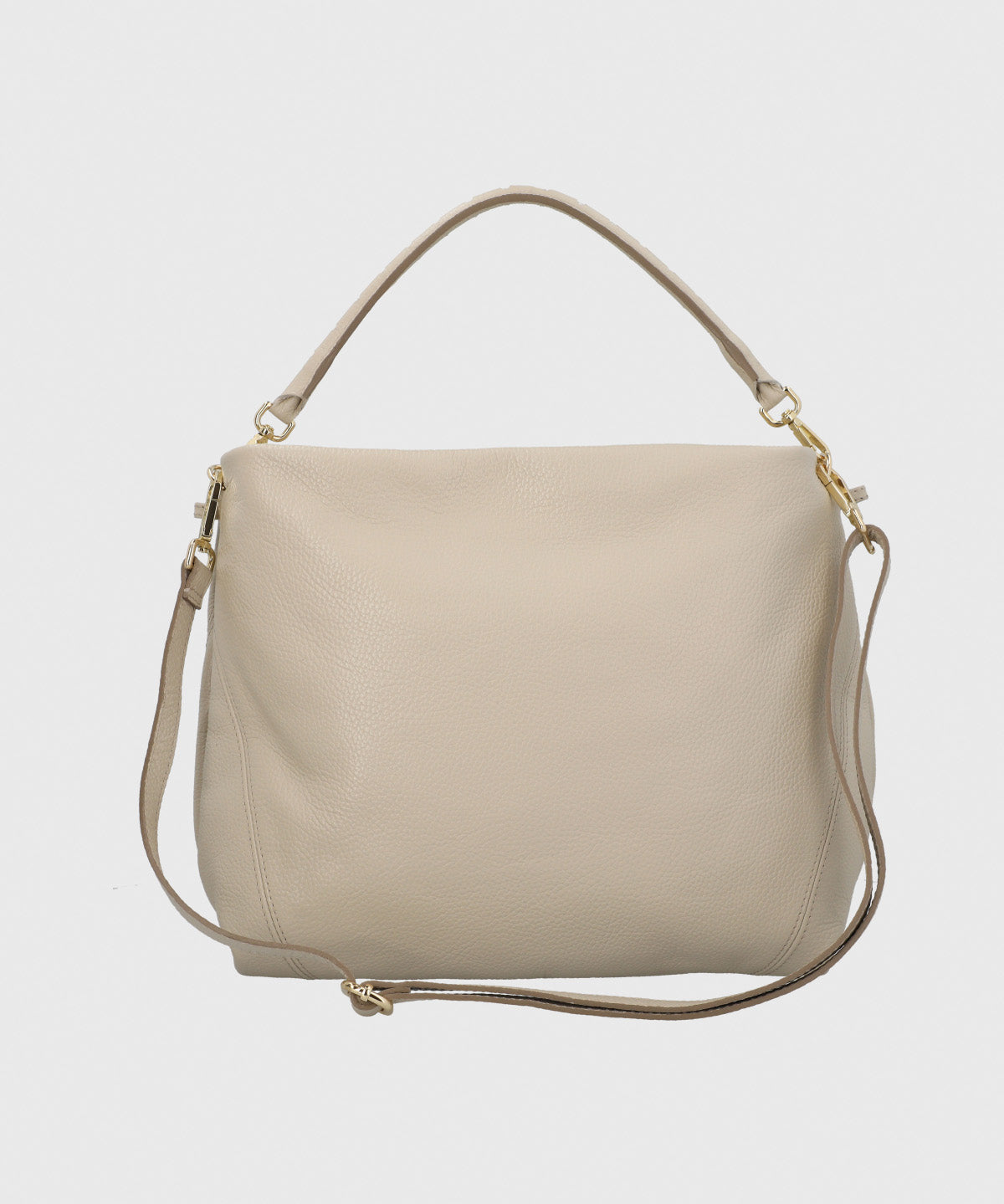 Cartera Cerutti Cuero Mujer Erica Hobo Beige/Crudo