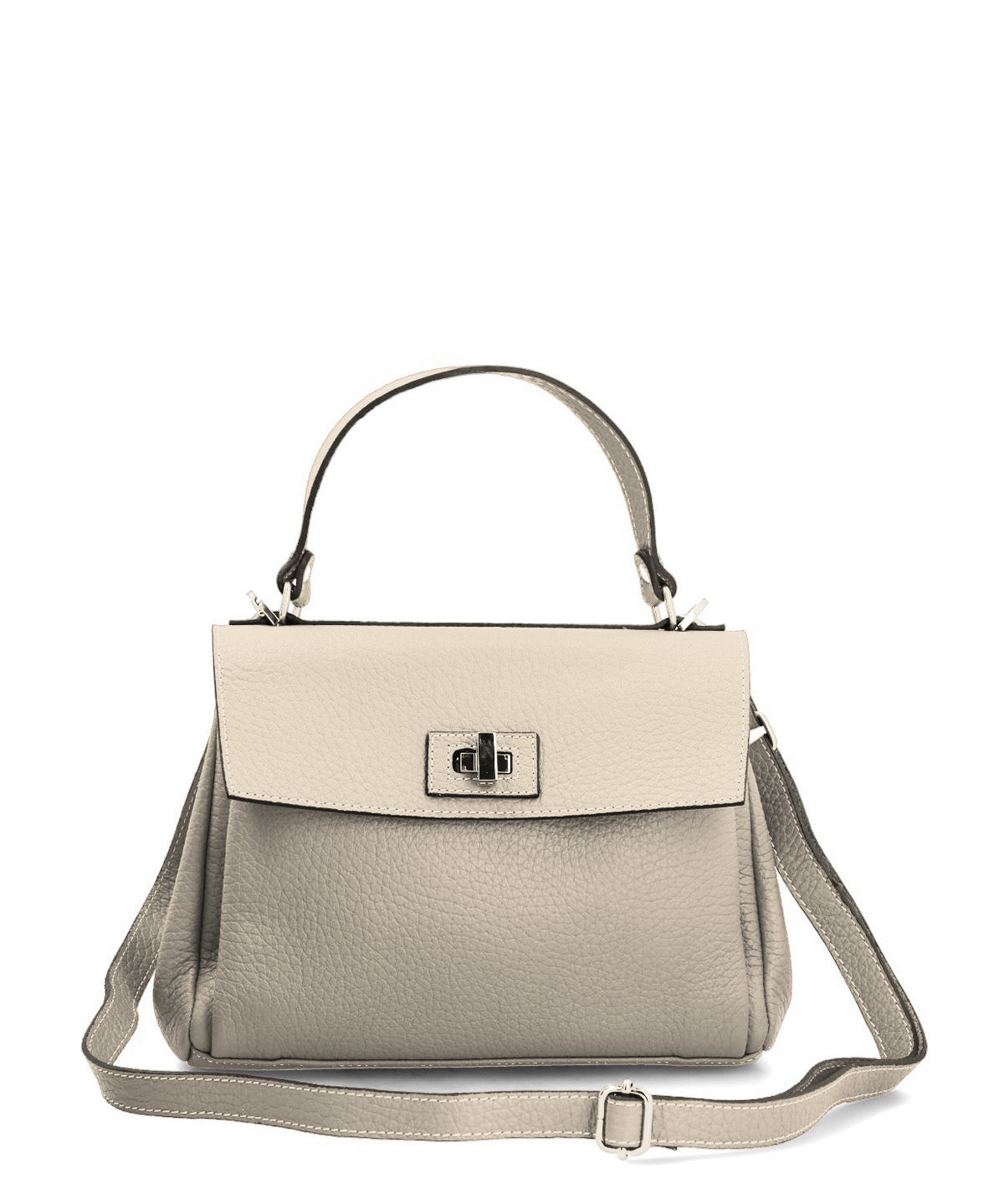 Cartera Cerutti Cuero Mujer Milan Bag Beige/Crudo