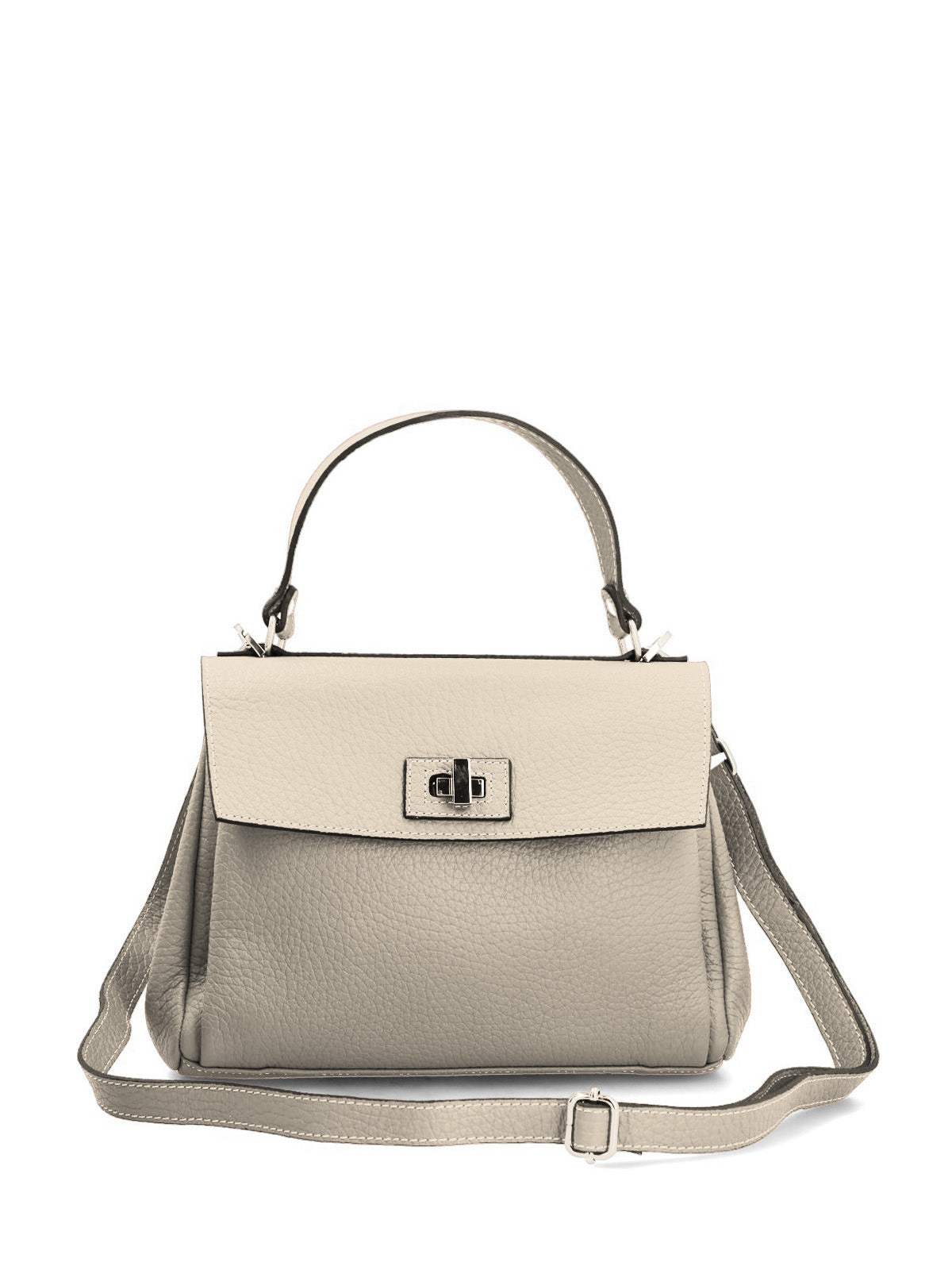 Cartera Cerutti Cuero Mujer Milan Bag Beige/Crudo