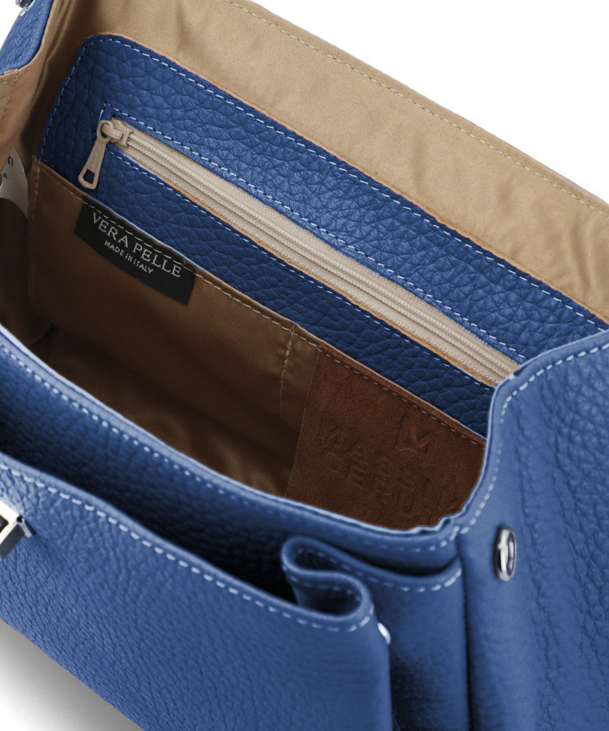 Cartera Cerutti Cuero Mujer Milan Bag Azul