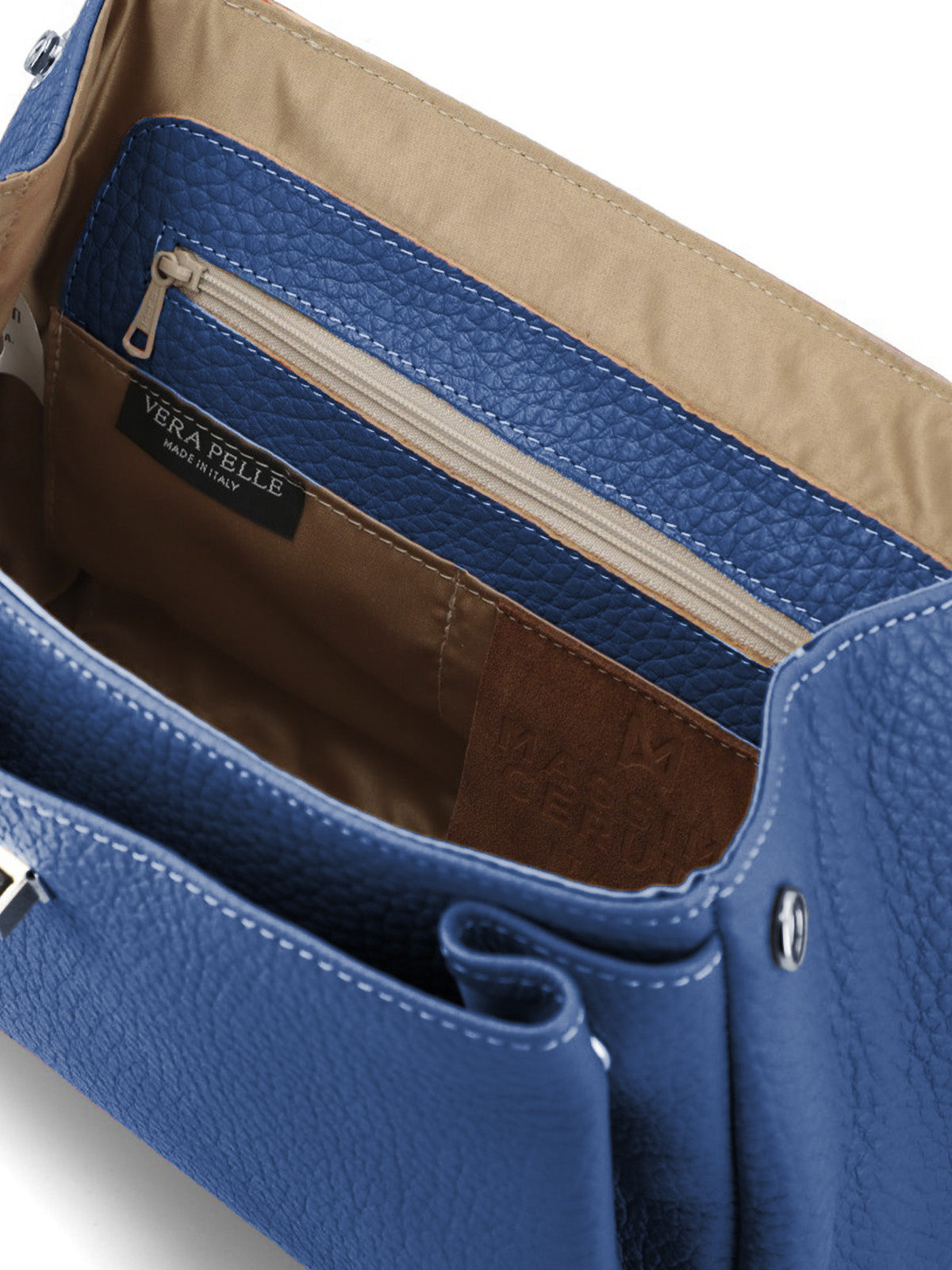 Cartera Cerutti Cuero Mujer Milan Bag Azul