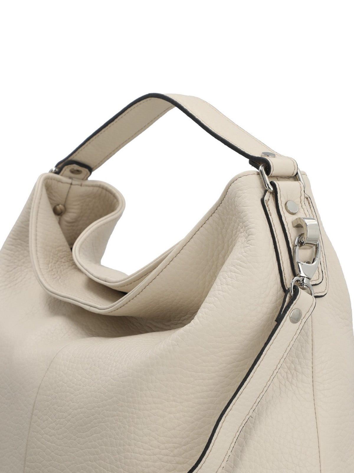 Cartera Cerutti Cuero Mujer Camogli Hobo Blanco