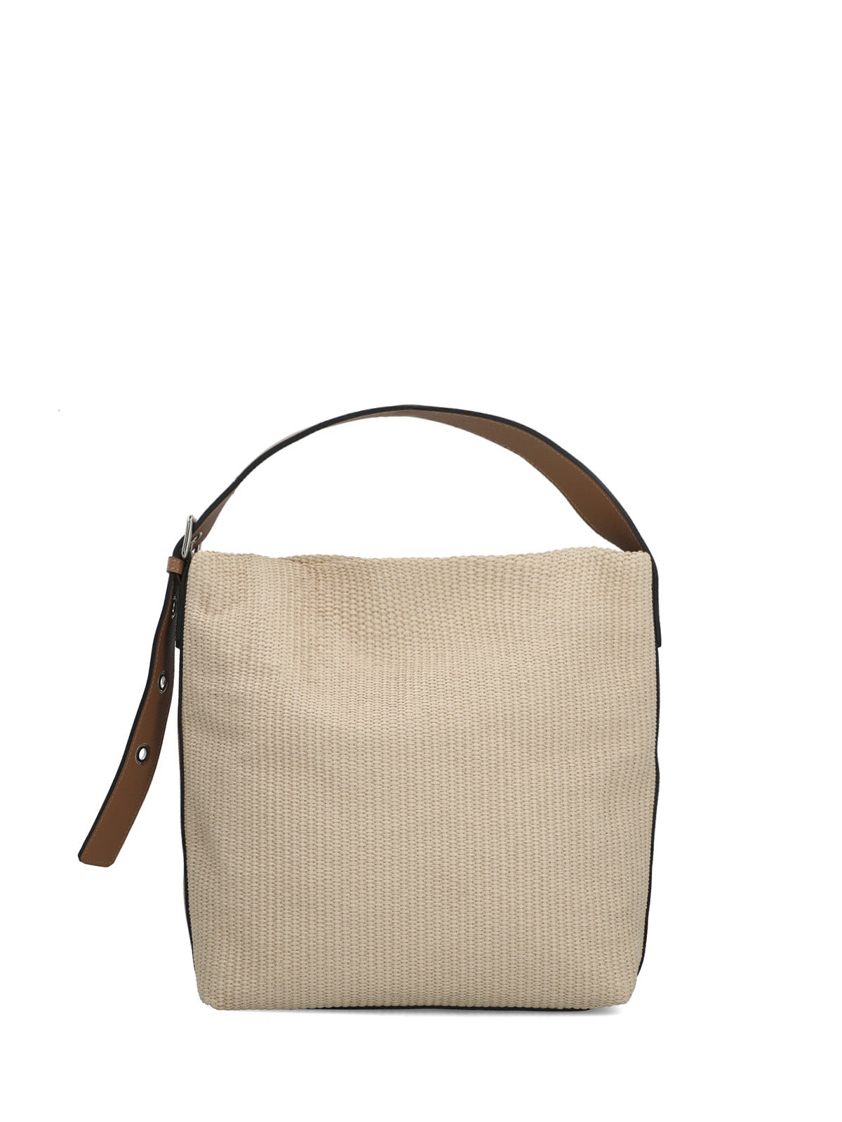 Cartera Cerutti Cuero Mujer Raffa Hobo Beige/Crudo