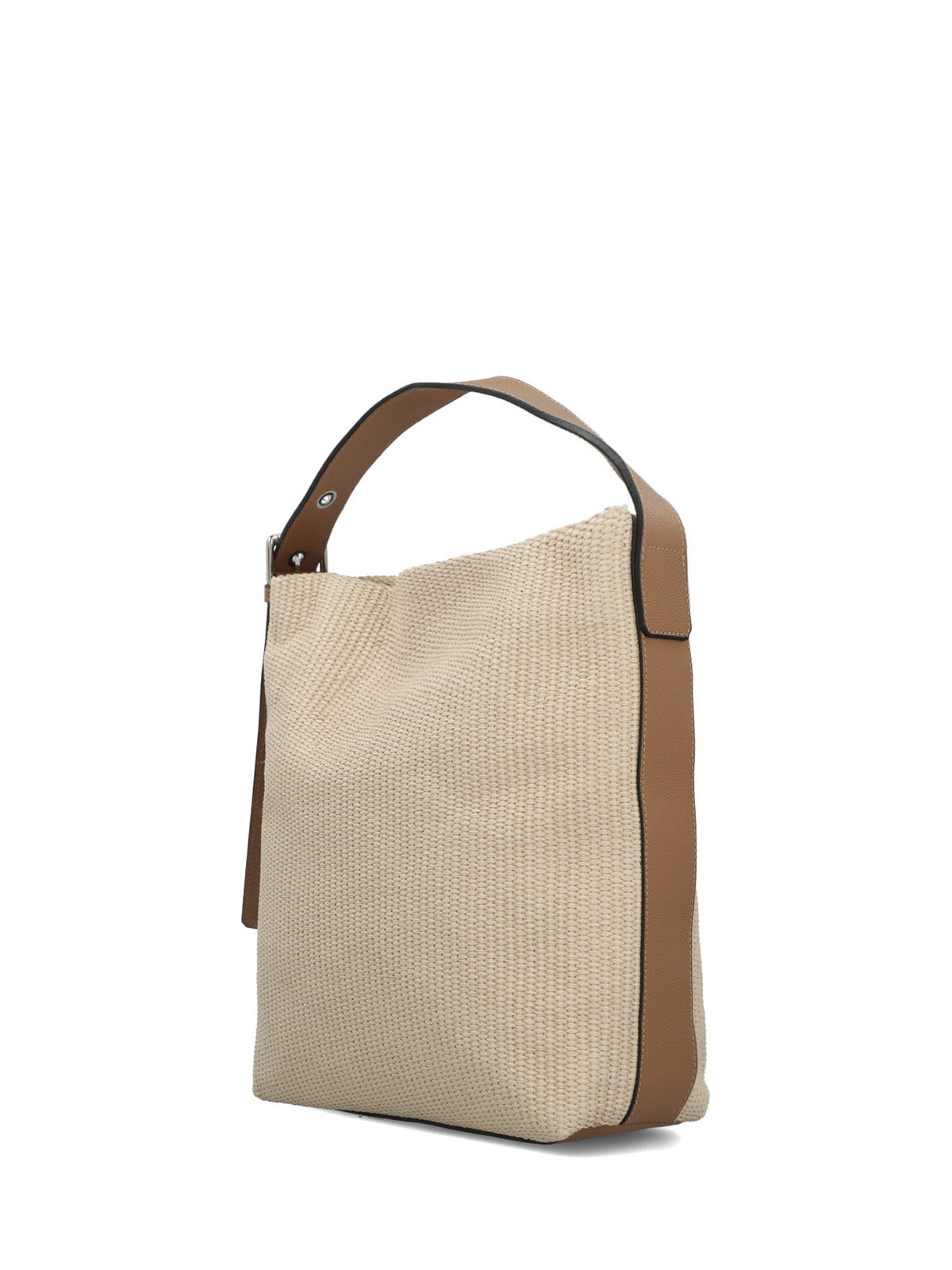 Cartera Cerutti Cuero Mujer Raffa Hobo Beige/Crudo