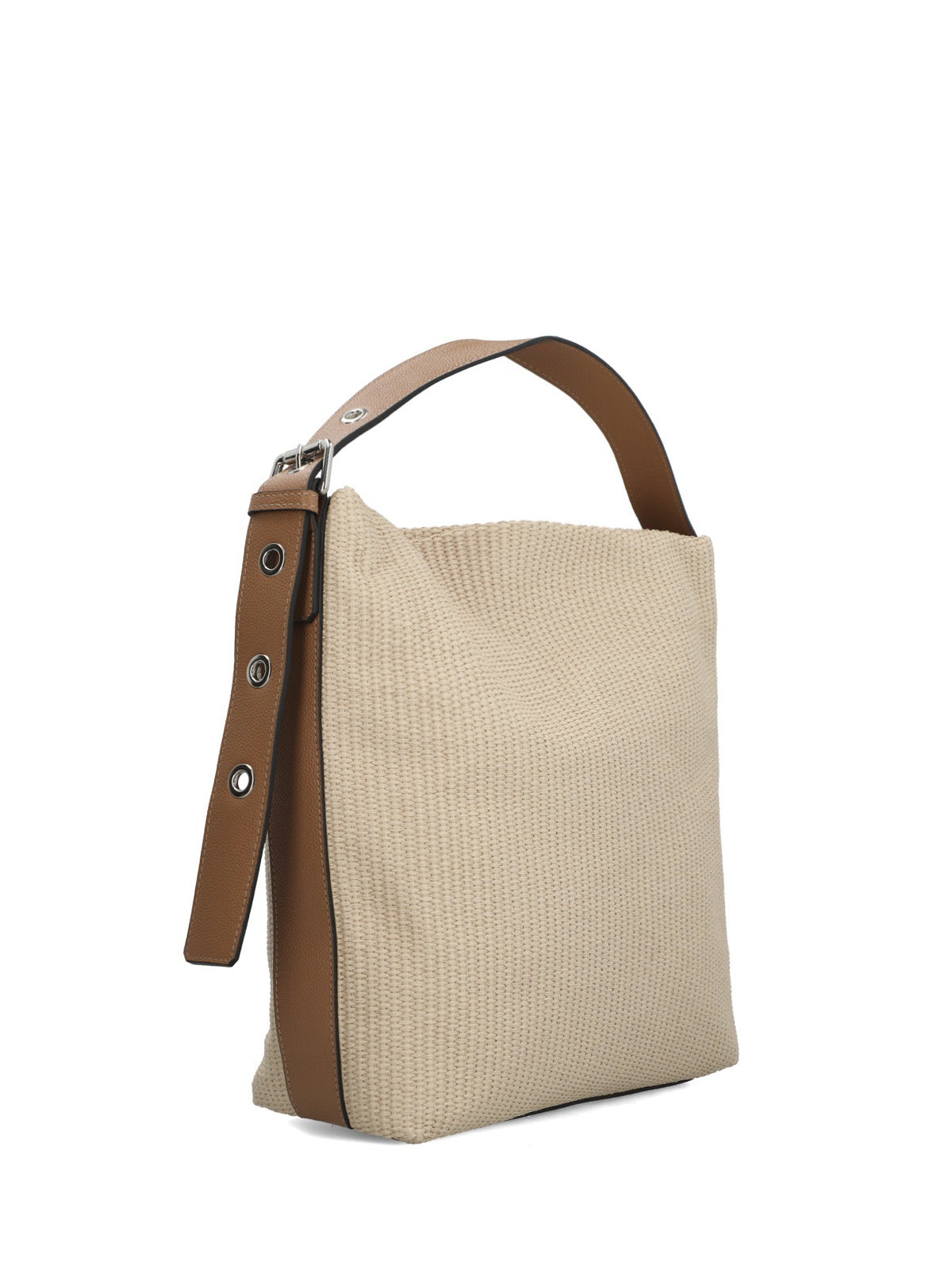 Cartera Cerutti Cuero Mujer Raffa Hobo Beige/Crudo