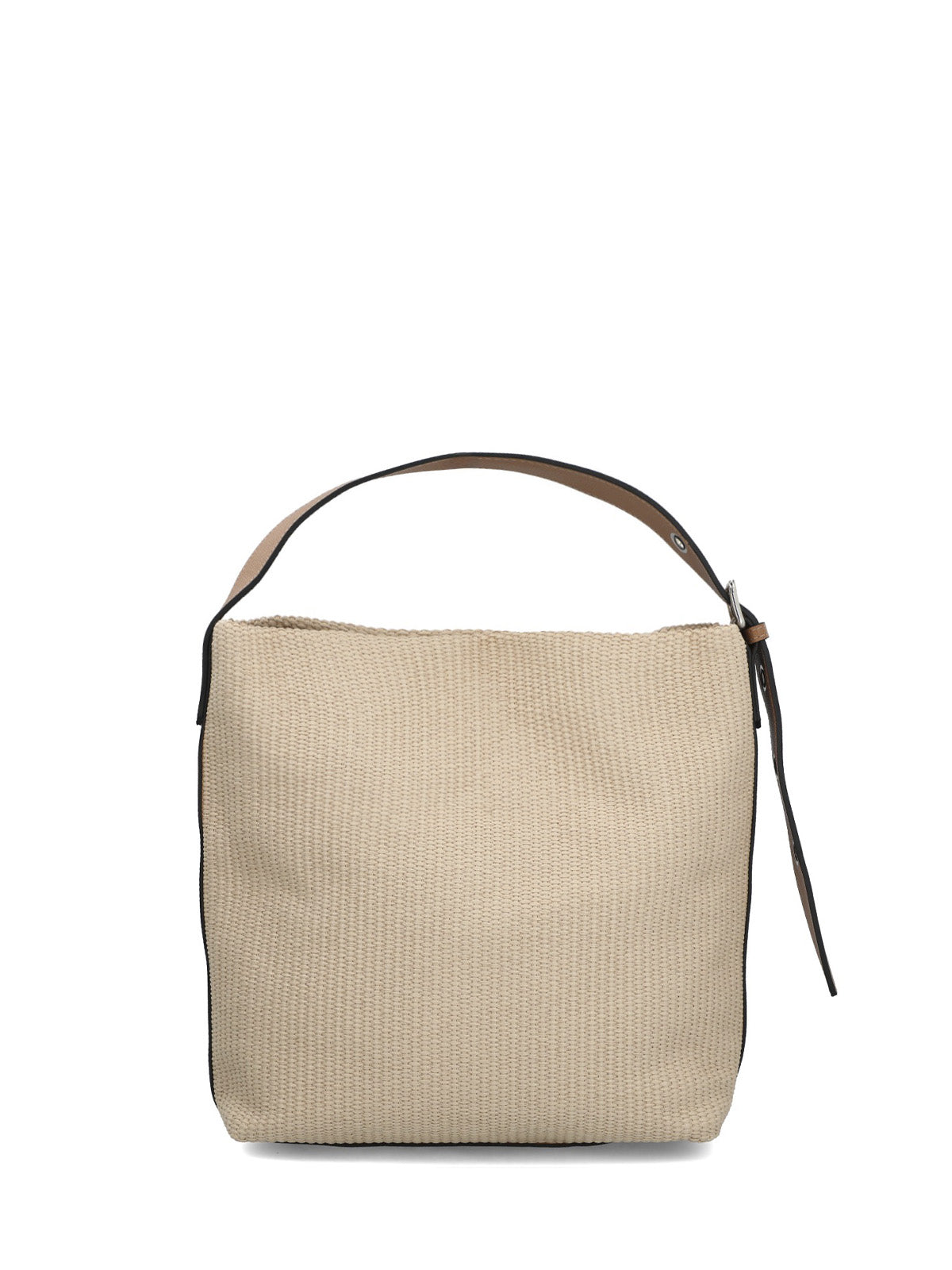 Cartera Cerutti Cuero Mujer Raffa Hobo Beige/Crudo