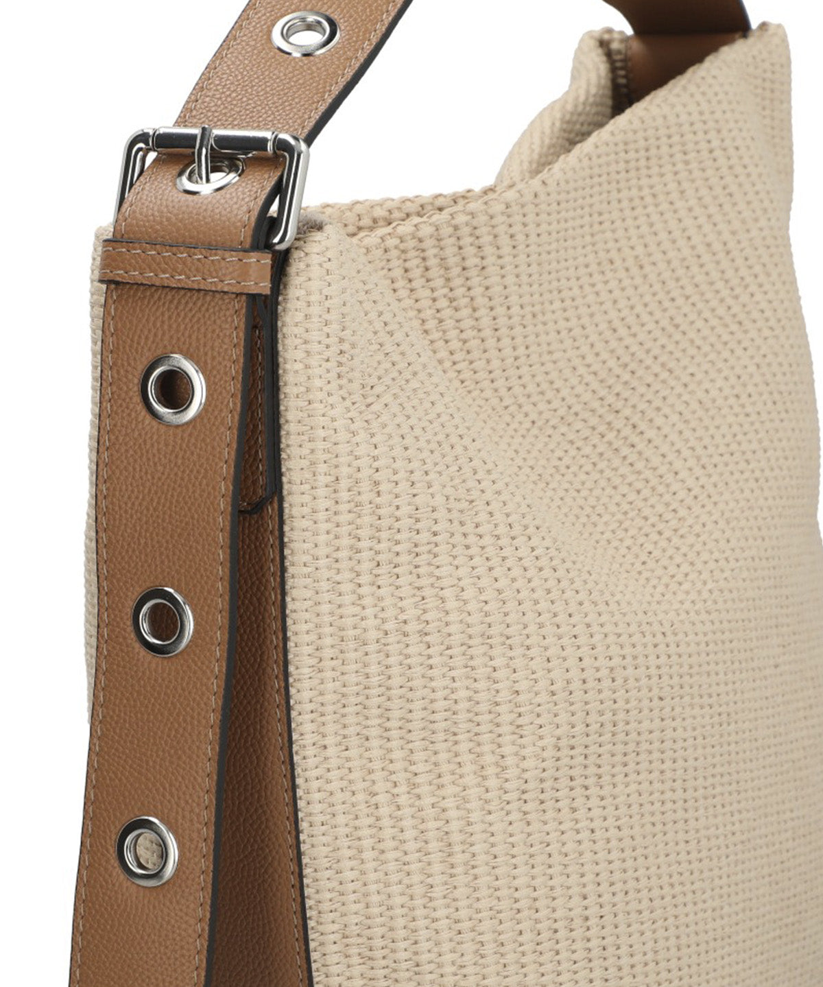Cartera Cerutti Cuero Mujer Raffa Hobo Beige/Crudo