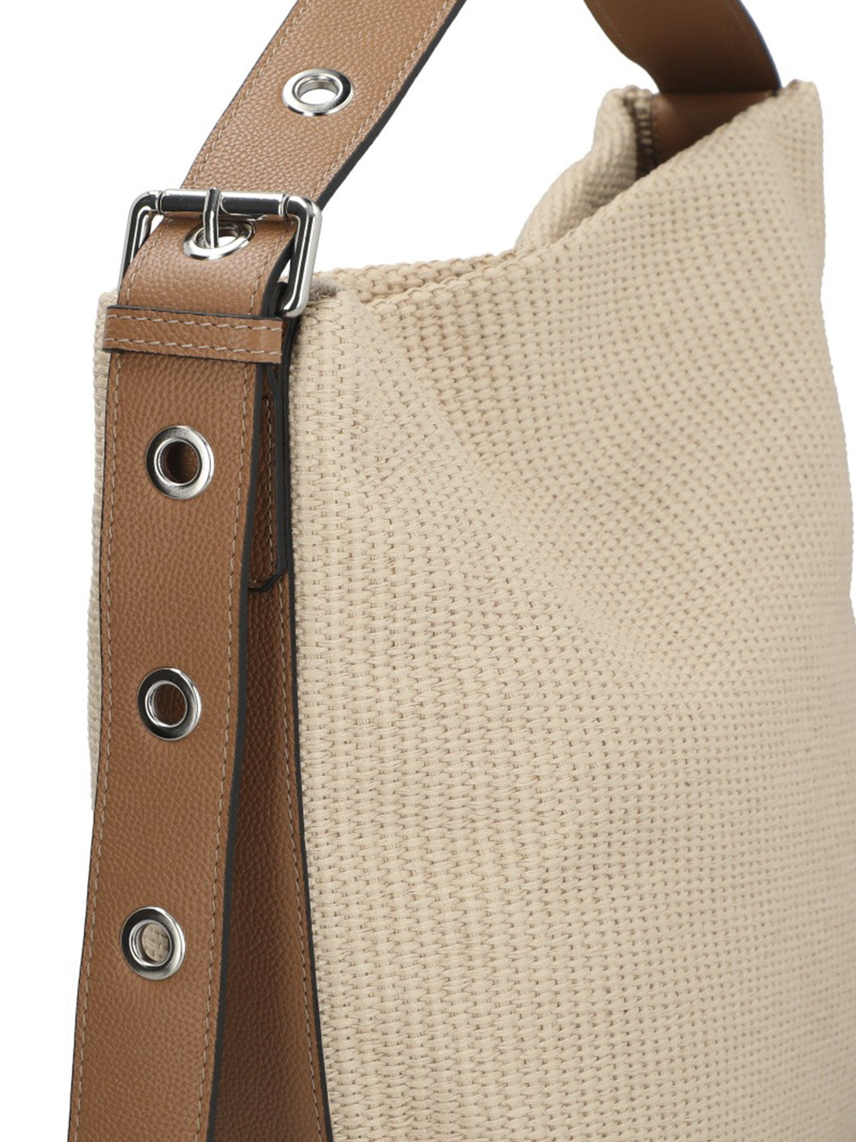 Cartera Cerutti Cuero Mujer Raffa Hobo Beige/Crudo